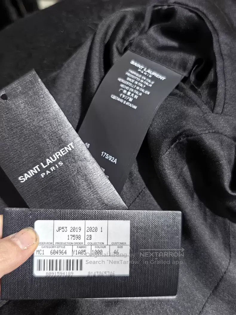 Saint Laurent Paris Saint Laurent Paris Court Style Suit Jacket i Size US S / EU 44-46 / 1 - 8 Thumbnail