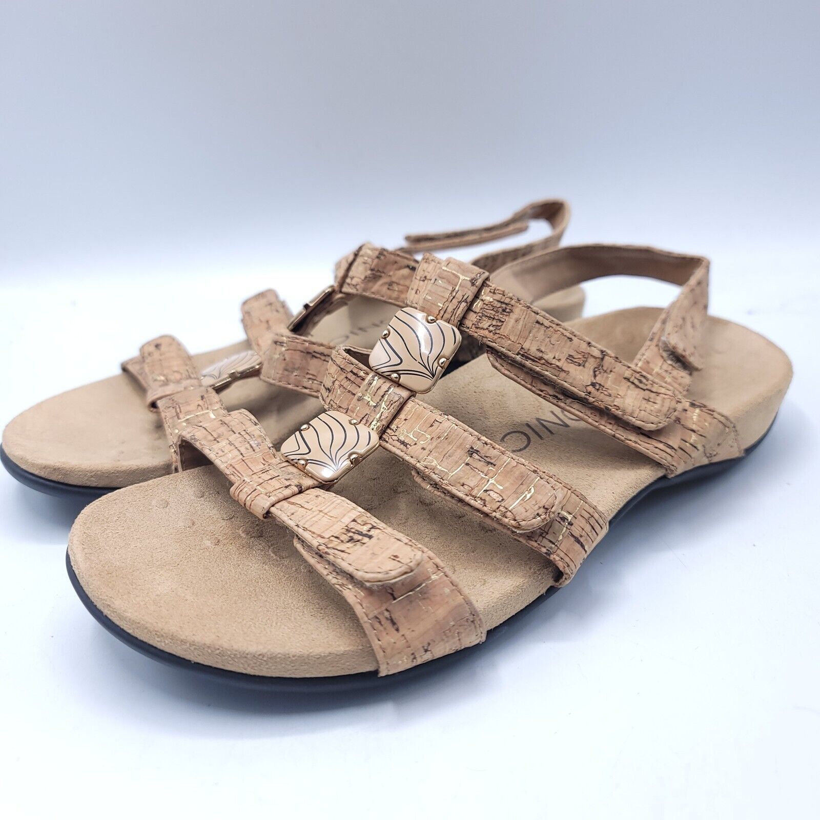 Vionic Vionic 44 Amber Slide Sandals Womens Size 7 TVW1275 Beige Size US 7 / IT 37 - 1 Thumbnail