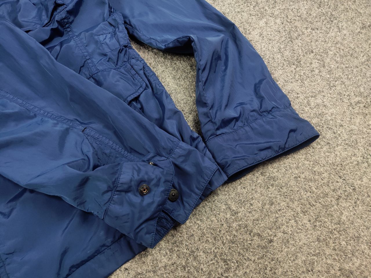 Strellson Strellson Design Nylon Polyamide Blue Pocket Zip Jacket Size US M / EU 48-50 / 2 - 9 Thumbnail