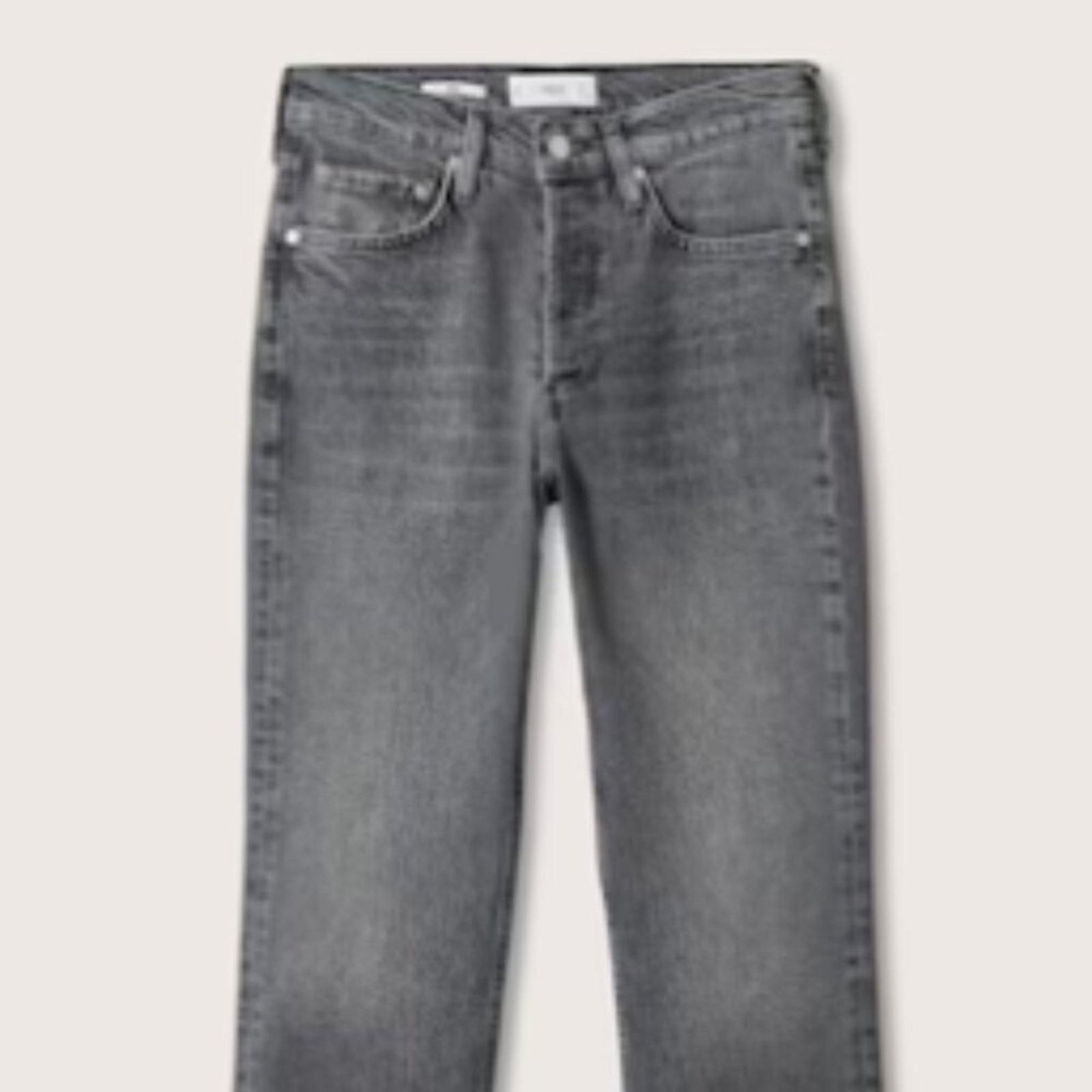 Mango Mango MNG Slim Mid-Rise Cropped Jeans NWT Plus 18 Size 40" / US 18 - 12 Thumbnail