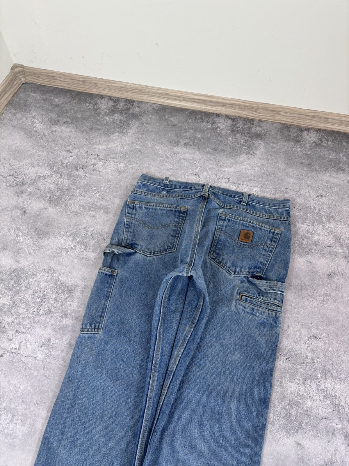 Carhartt Carhartt Men’s Denim Jeans B171 DST Relaxed Fit Distressed Size US 36 / EU 52 - 5 Thumbnail