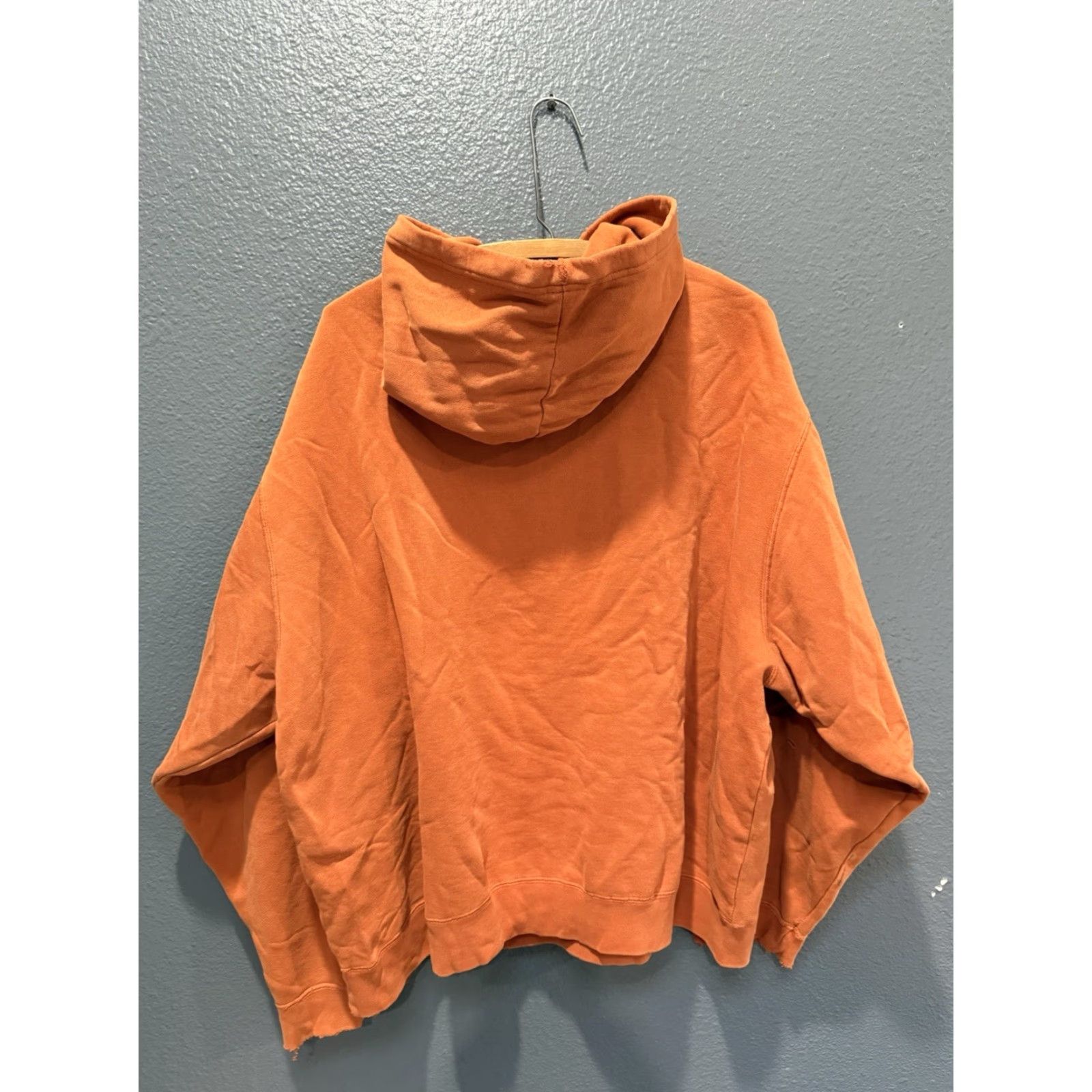 Nike VINTAGE Nike Center Check Swoosh Orange Pullover Hoodie XL Men 90s Size US XL / EU 56 / 4 - 6 Thumbnail