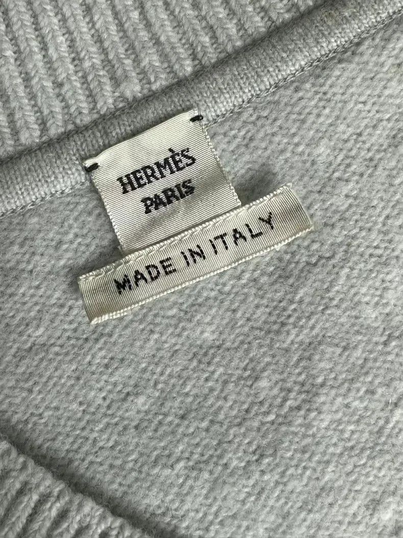 Hermes Hermes Wool and Mulberry Silk Blended Top, Wool and Mulber Size XS / US 0-2 / IT 36-38 - 3 Thumbnail