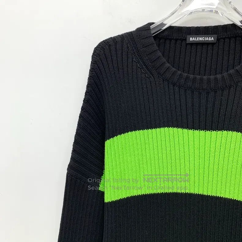 Balenciaga Balenciaga Color-Blocked Logo Letter Embroidered Cotton Cr Size US S / EU 44-46 / 1 - 3 Thumbnail