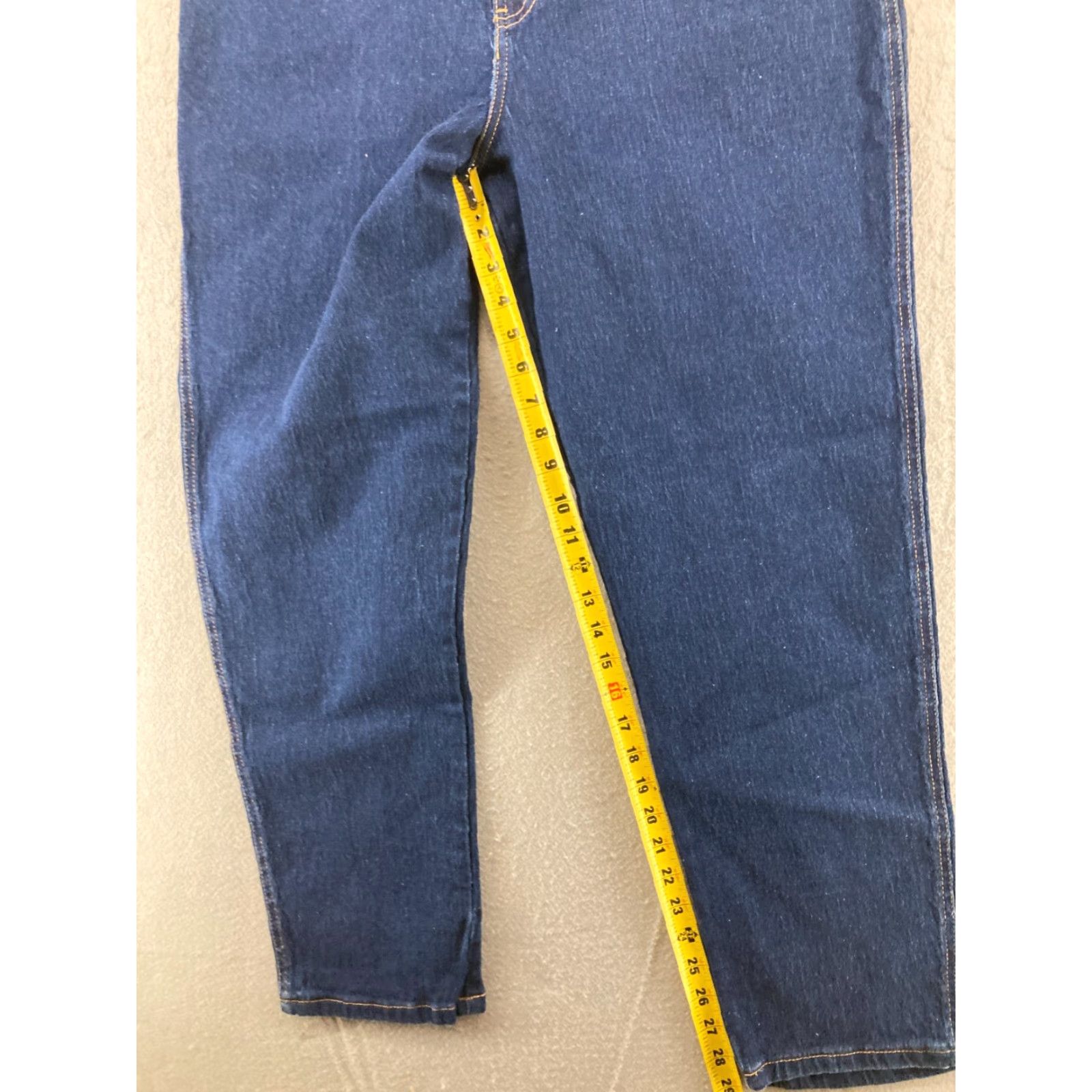 Vintage Action West High Rise Bootcut Jeans Womens 18 Stretch Dark Wash Denim Blue Size 40" / US 18 - 6 Thumbnail