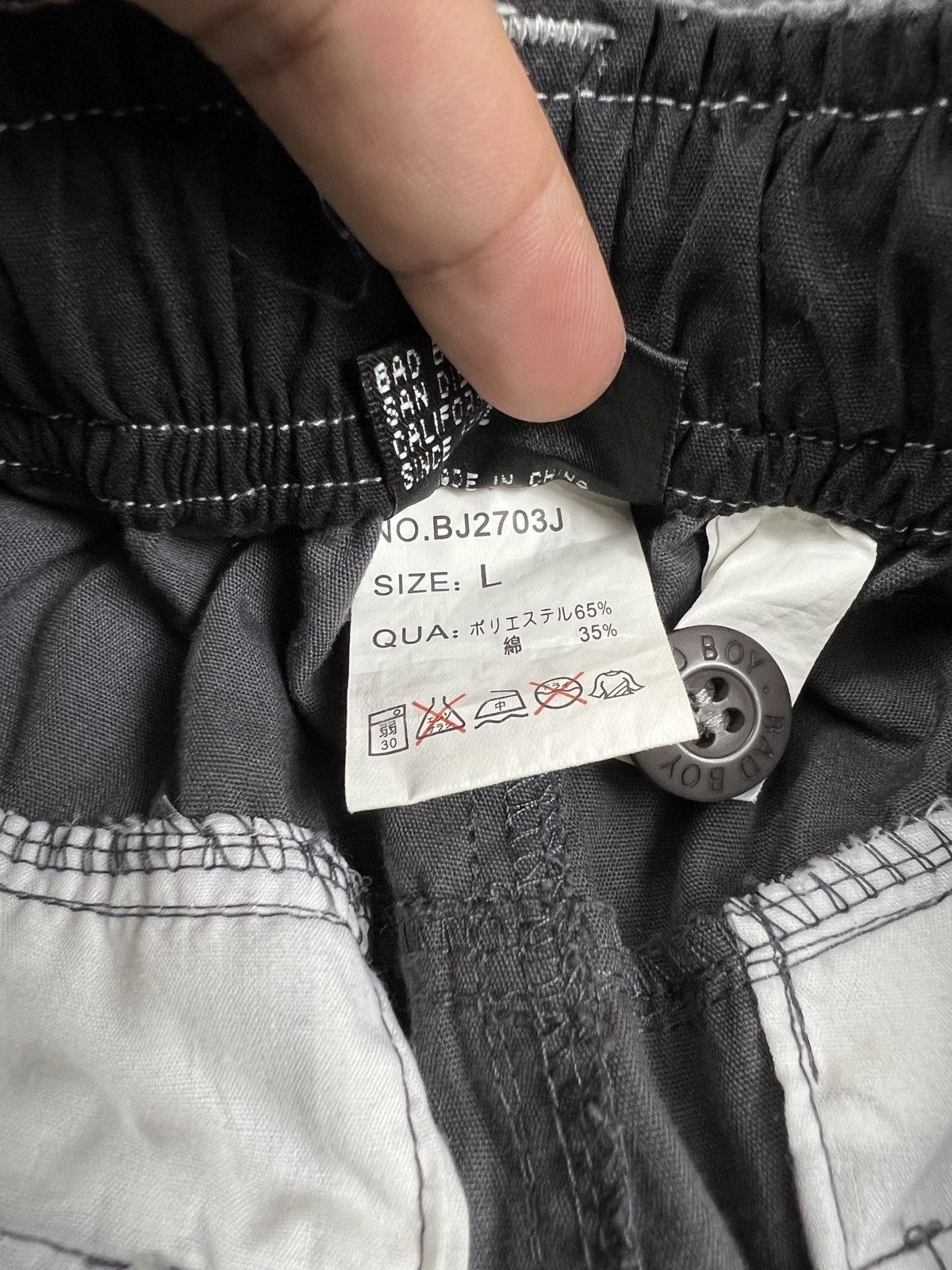 Japanese Brand × Revenge BadBoy Cargo Short Pants Size US 29 - 7 Thumbnail