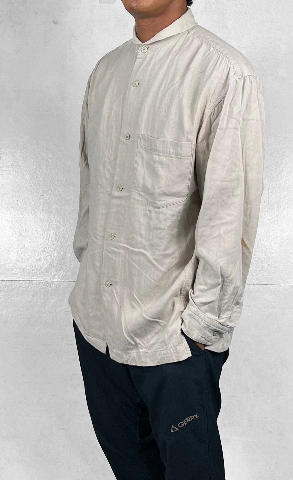 Issey Miyake 🔥 VINTAGE ISSEY MIYAKE RAYON MANDARIN SHIRTS Size US M / EU 48-50 / 2 - 3 Thumbnail