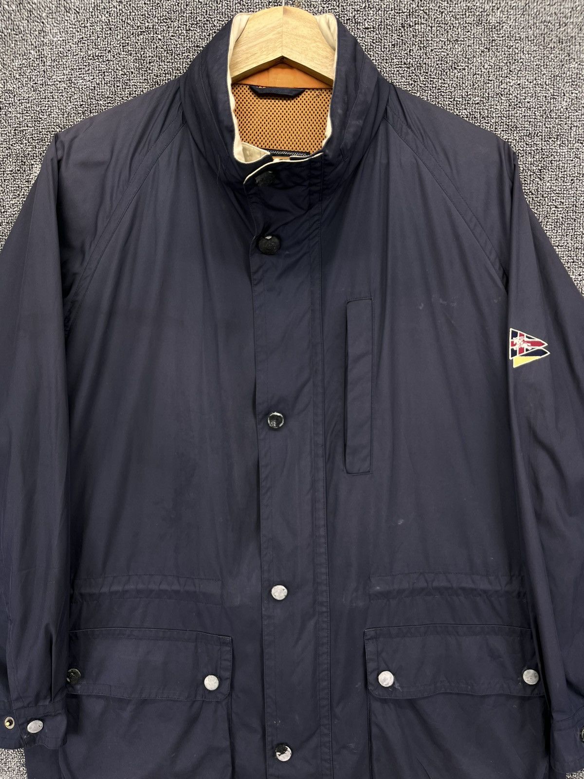 Burberry Vintage 90s Burberry Luxury Rare Zip Up Trashed Jacket Size US M / EU 48-50 / 2 - 5 Thumbnail