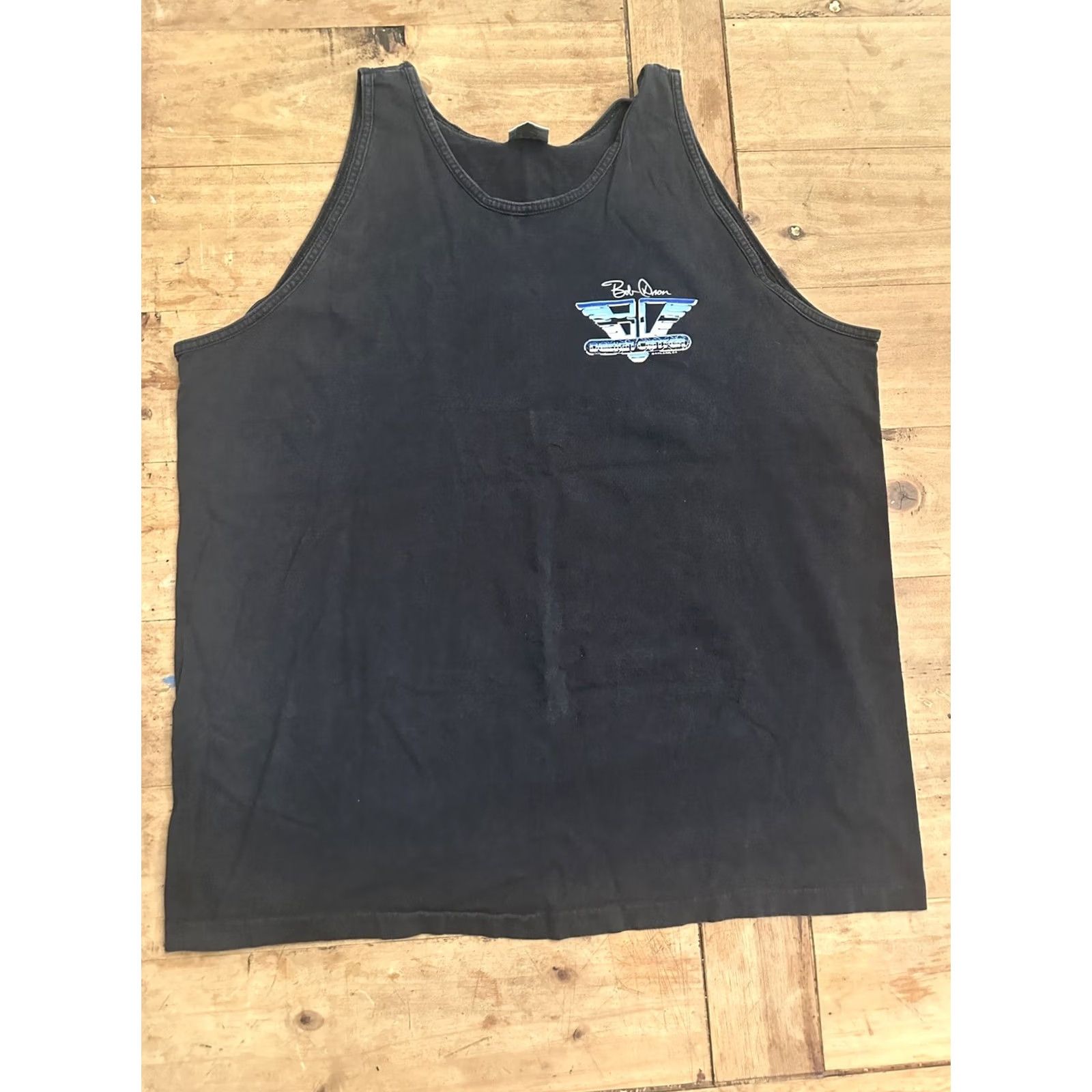 Harley Davidson VINTAGE Harley-Davidson Tank Top Black 2XL Bob Dron Design Center Chopper Shirt Mens Size US XXL / EU 58 / 5 - 2 Thumbnail