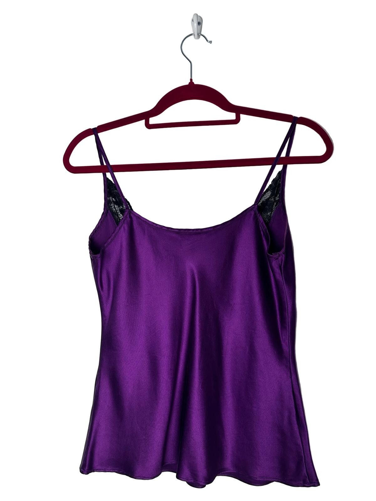Dsquared2 Dsquared2 Silk Lace Trim Cami Top Size M / US 6-8 / IT 42-44 - 4 Thumbnail