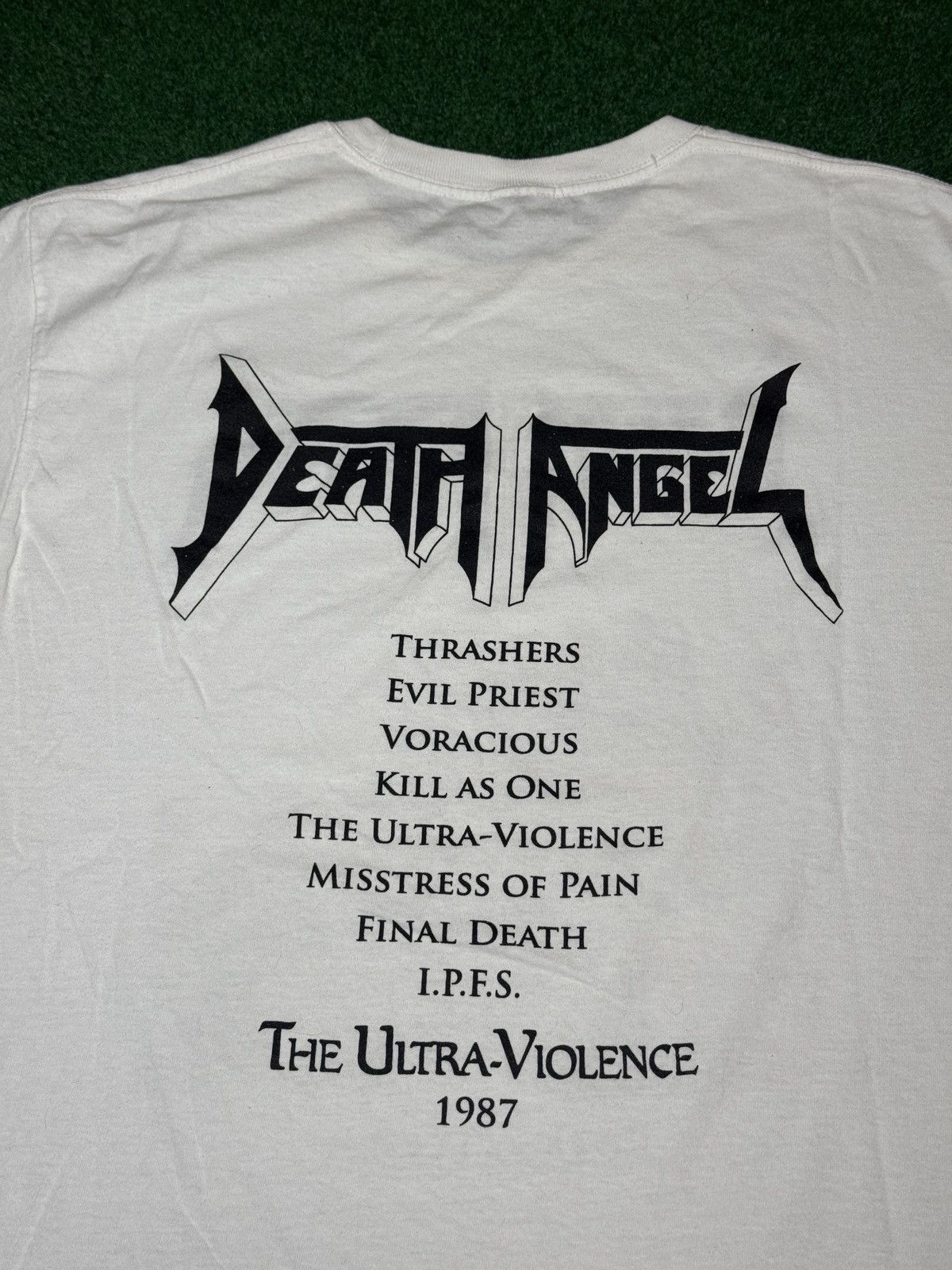 Band Tees Death Angel The Ultra Violence Album L Death Metal T Shirt Size US L / EU 52-54 / 3 - 4 Thumbnail