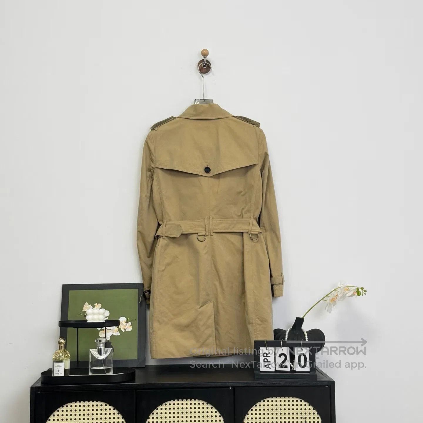 Burberry Burberry Khaki Inner Check Trench Coat. Size S / US 4 / IT 40 - 5 Thumbnail