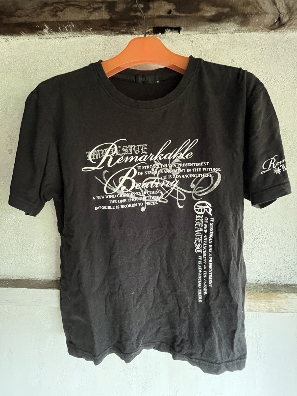 14th Addiction × Japanese Brand × Le Grande Bleu (L.G.B.) Remakable Beating Pract Japanese Tee Chrome Hearts style Size US M / EU 48-50 / 2 - 2 Thumbnail