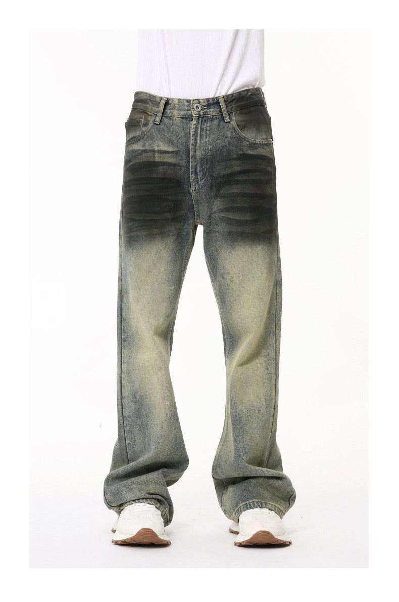 Japanese Brand × Jean Retro gradient distressed washed niche jeans Size US 32 / EU 48 - 2 Thumbnail