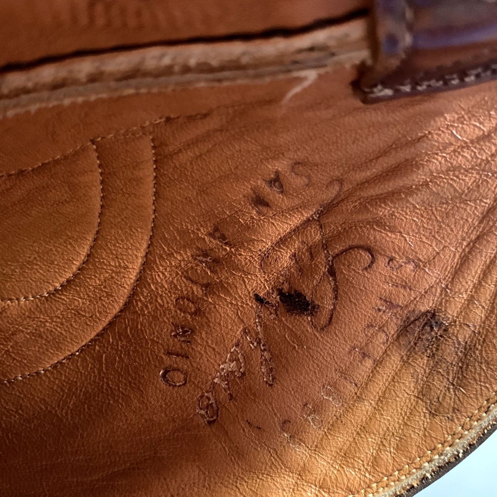 Vintage LUCCHESE Size 9 Brown Leather Pull On Boots Size US 9 / EU 42 - 7 Thumbnail