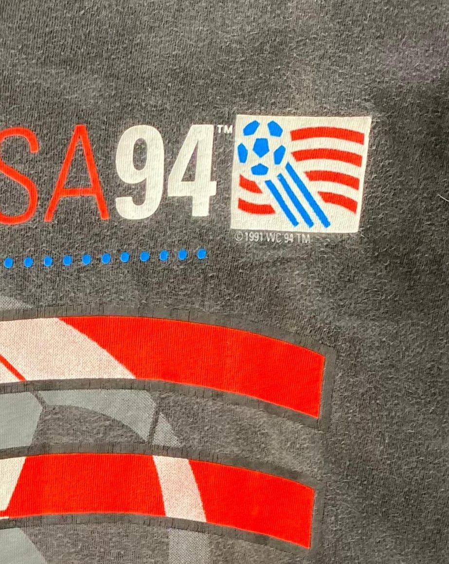 Logo 7 Vintage 90s Worldcup USA 94 Promo Tshirt Size US L / EU 52-54 / 3 - 5 Thumbnail