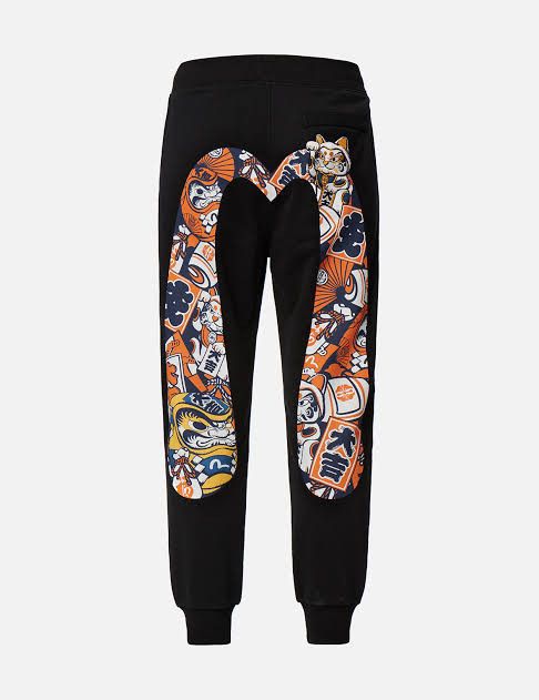Evisu Evisu Squad Daicock Print With Embroidery Sweatpants Size US 30 / EU 46 - 8 Thumbnail