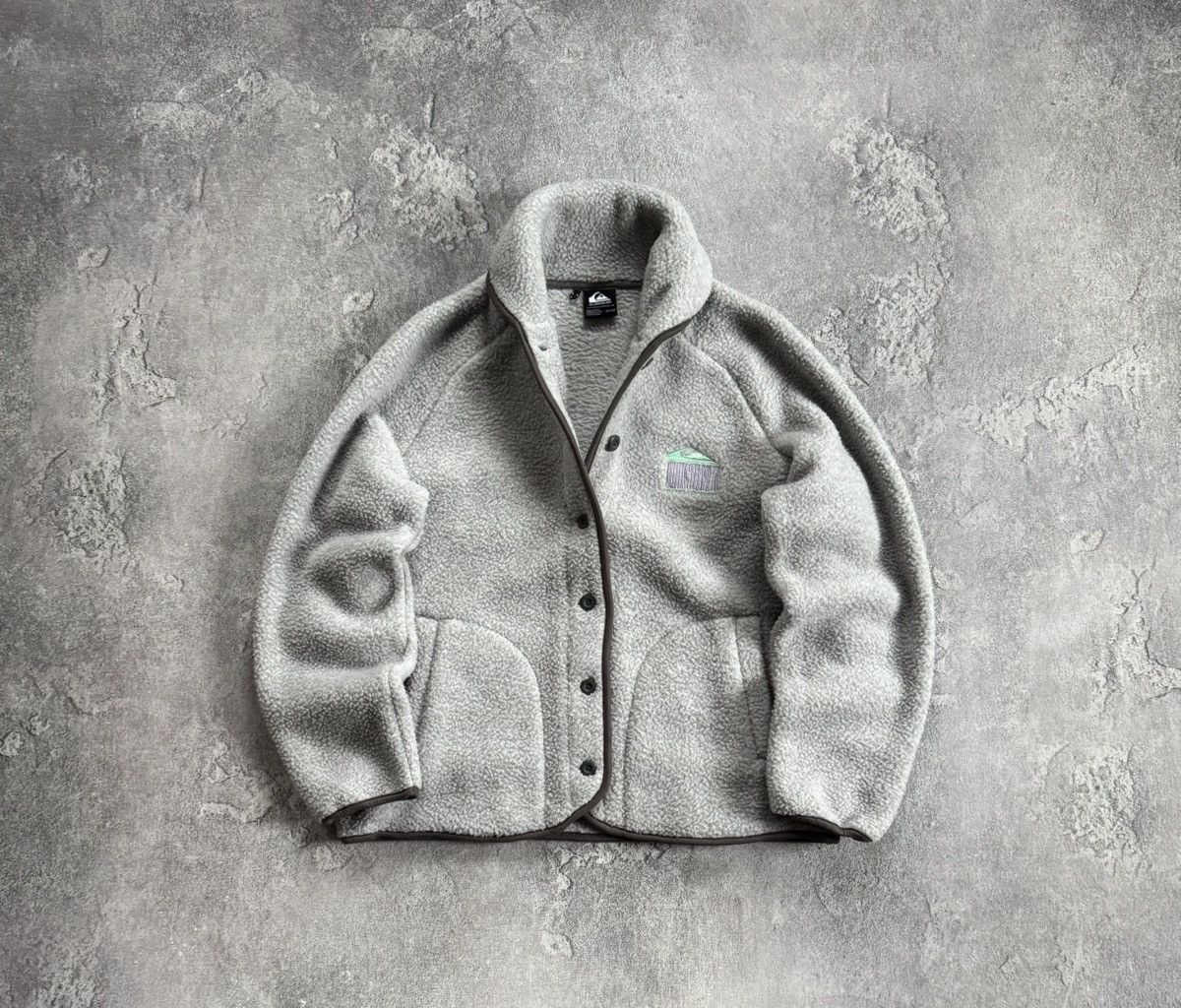 Quiksilver Quiksilver Quicksilver button up fleece jacket cardigan warm Size S / US 4 / IT 40 - 1 Thumbnail