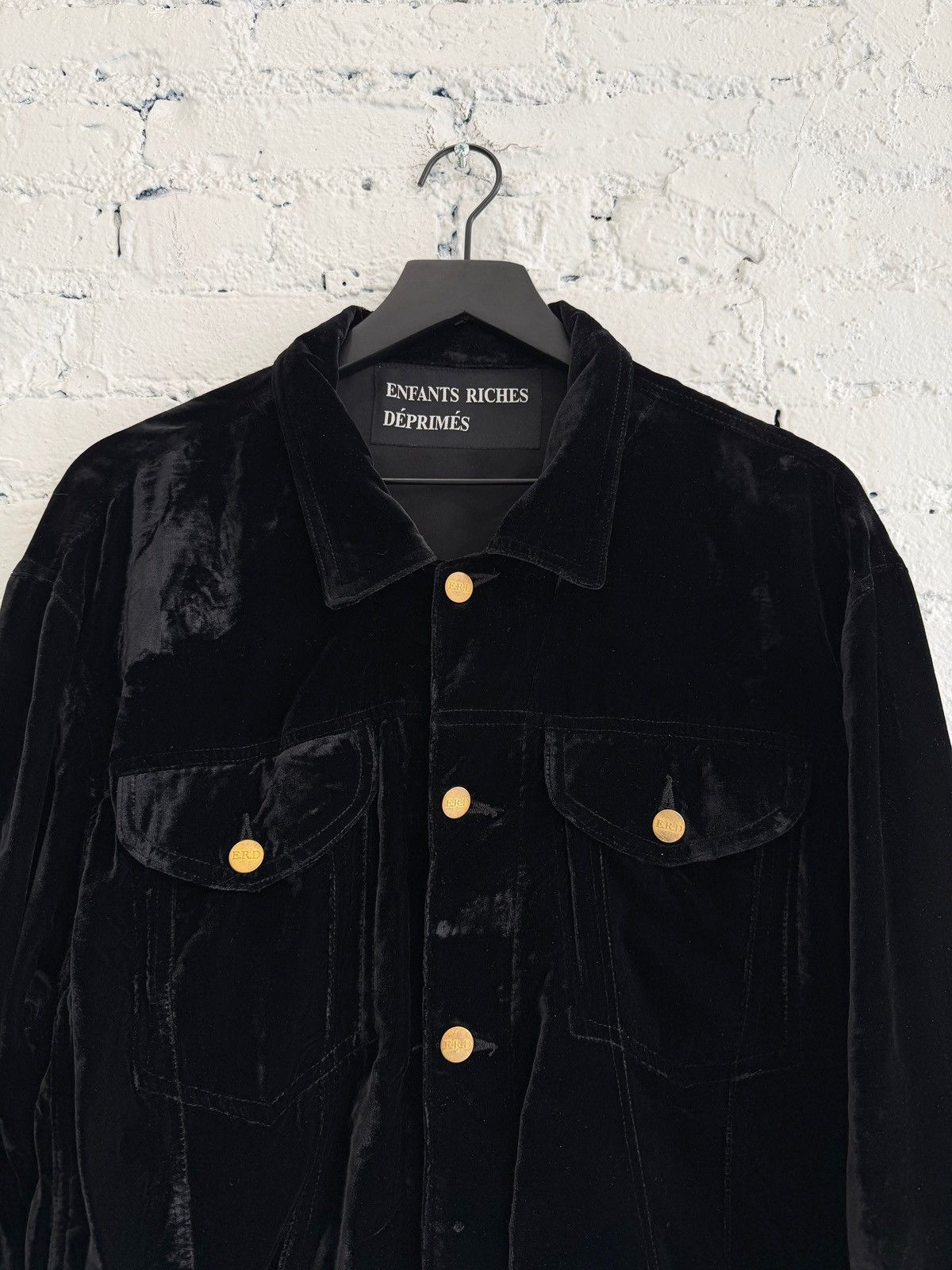 Enfants Riches Deprimes 2017 ERD VELVET TRUCKER JACKET Size US L / EU 52-54 / 3 - 2 Thumbnail