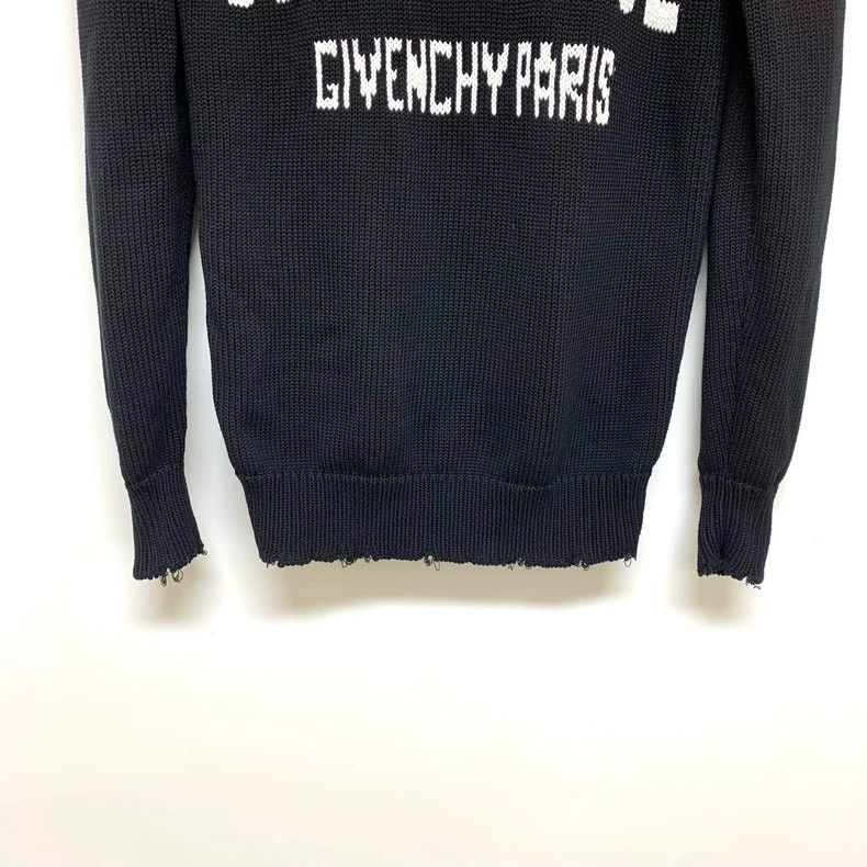 Givenchy Givenchy "I Feel Love" Jacquard Knit Sweater 2506-Nextarrow Size US XS / EU 42 / 0 - 6 Thumbnail