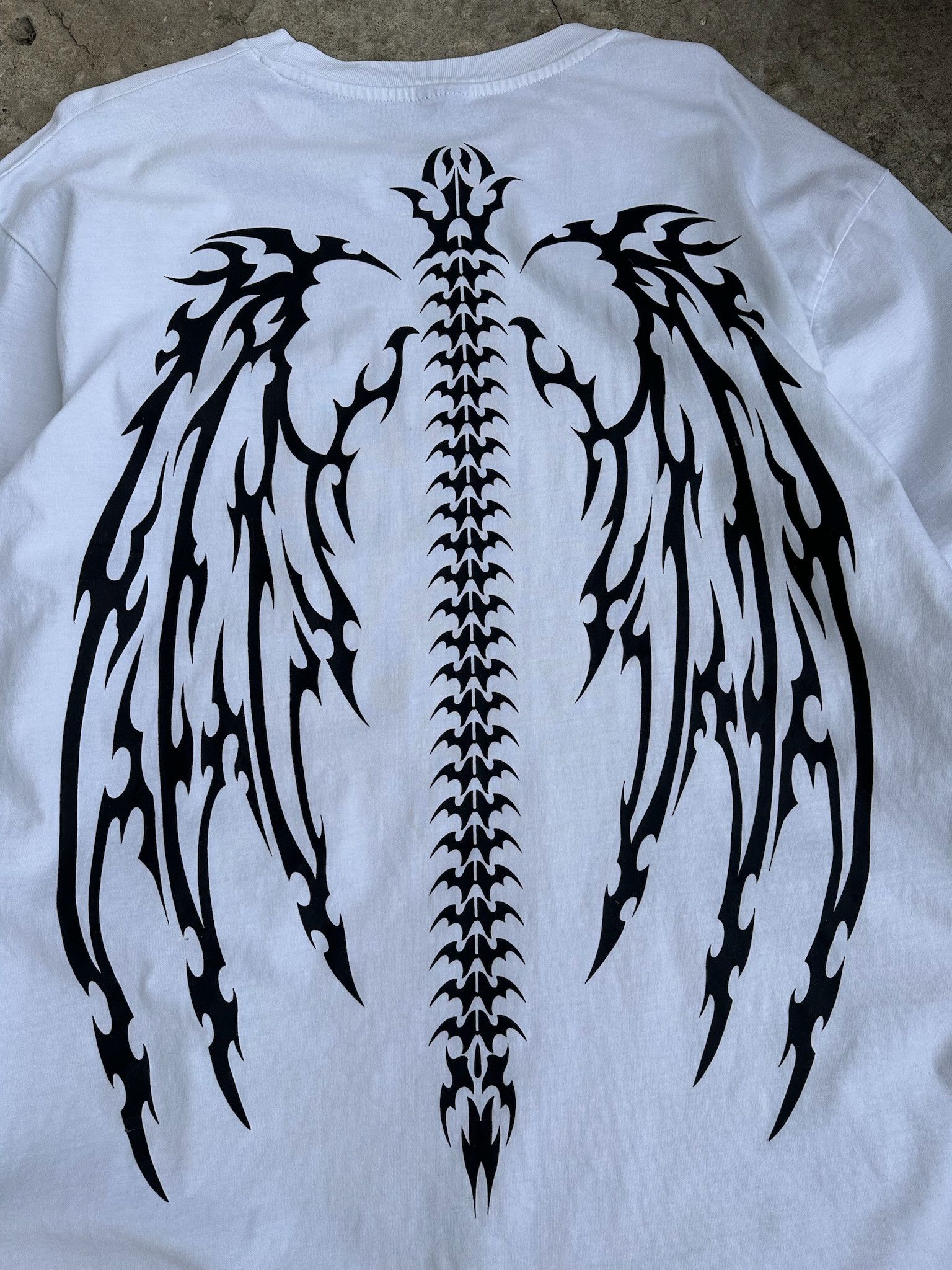 Tribal Streetwear Rare Vintage 00s Tribal Long Sleeve Tatoo Rave Rock Metal Size US L / EU 52-54 / 3 - 16 Thumbnail