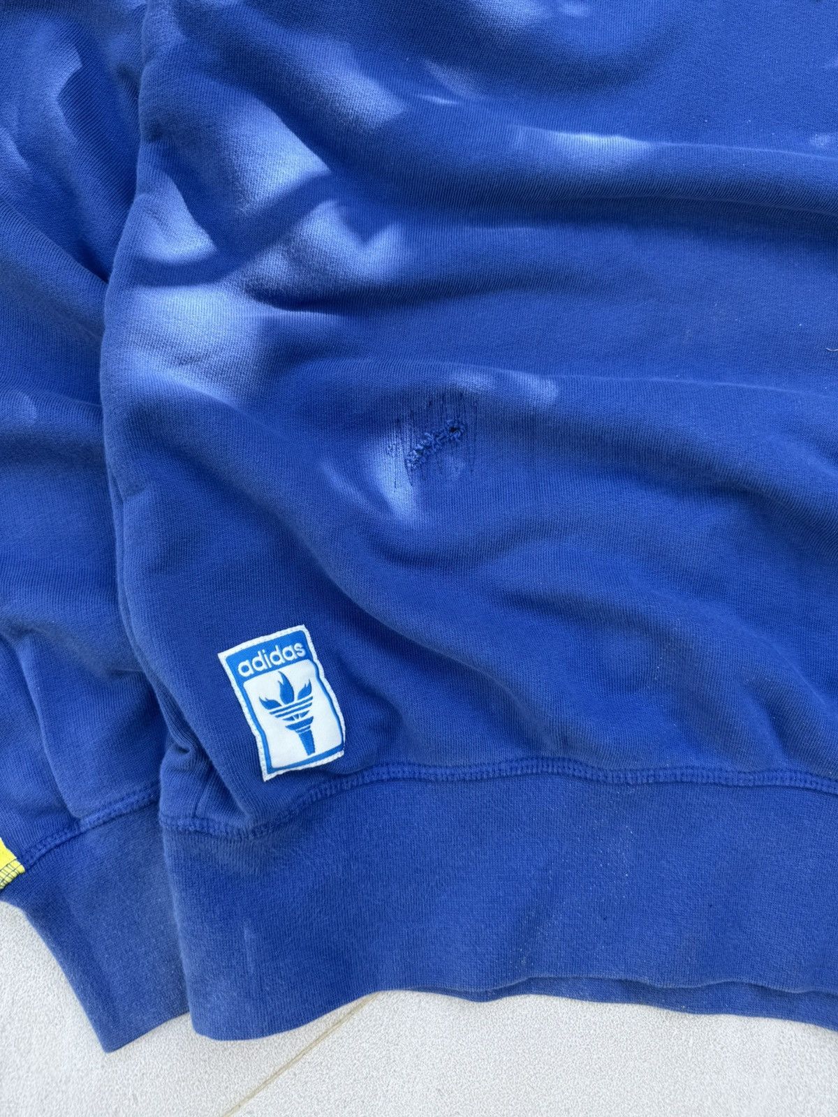 Other 90’s ADIDAS BRAZIL RARE MULTI BACK LOGO Y2K RETRO HOODIE Size US L / EU 52-54 / 3 - 5 Thumbnail