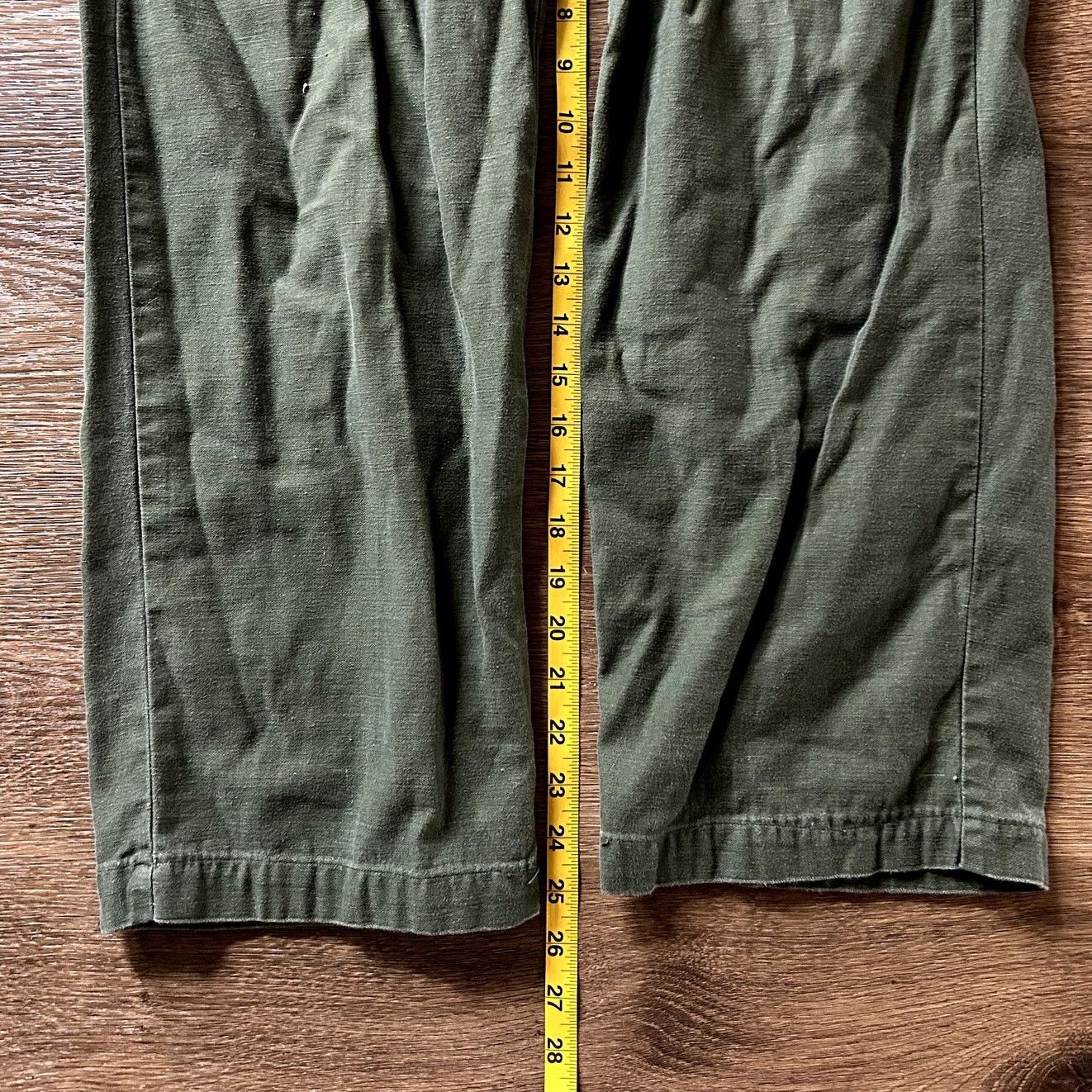 Other Vintage 1970s OG 107 Green Military Pants Size US 34 / EU 50 - 4 Thumbnail