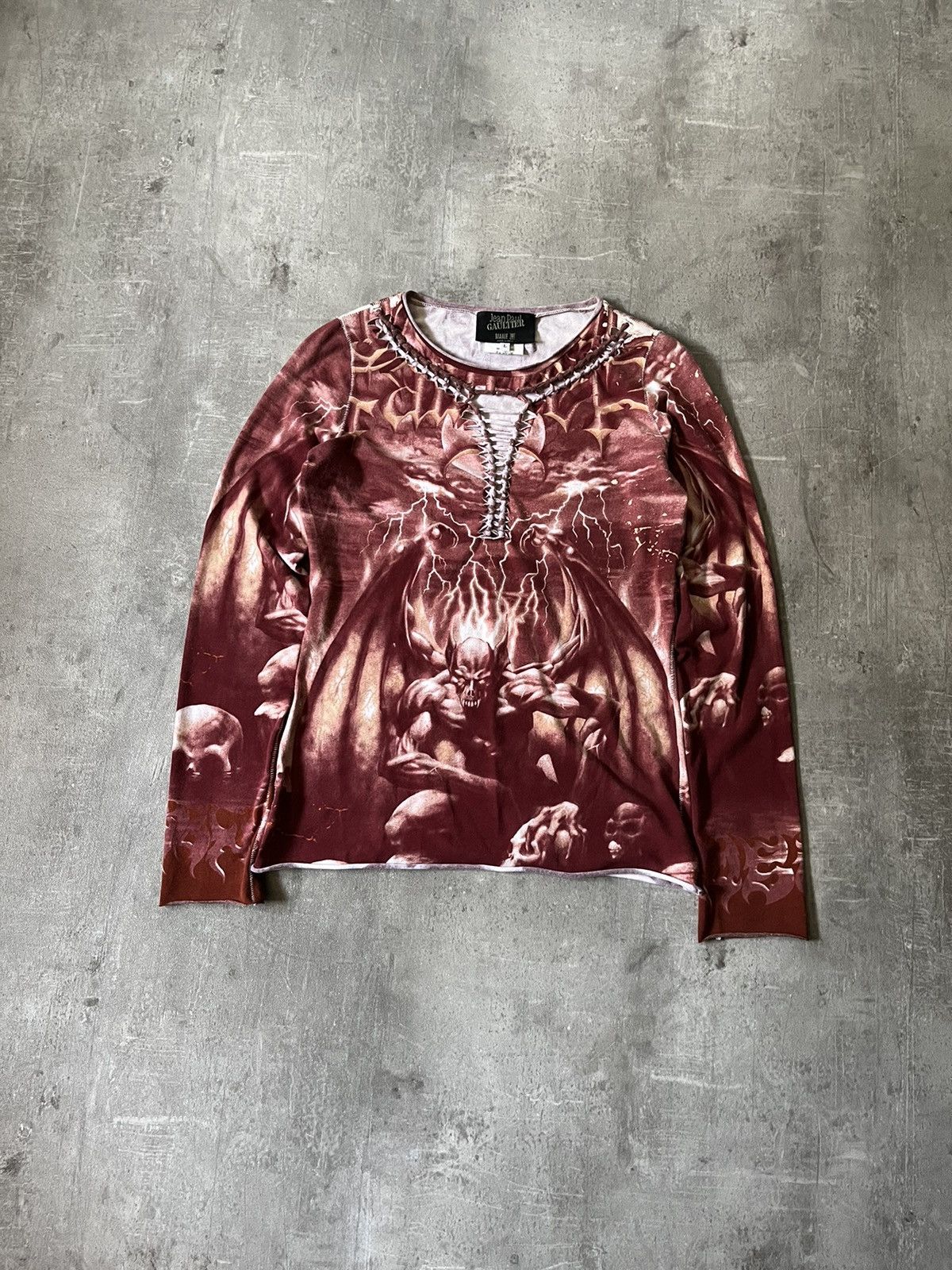 Jean Paul Gaultier Jean Paul Gaultier SS01 Satan longsleeve Size US M / EU 48-50 / 2 - 1 Thumbnail