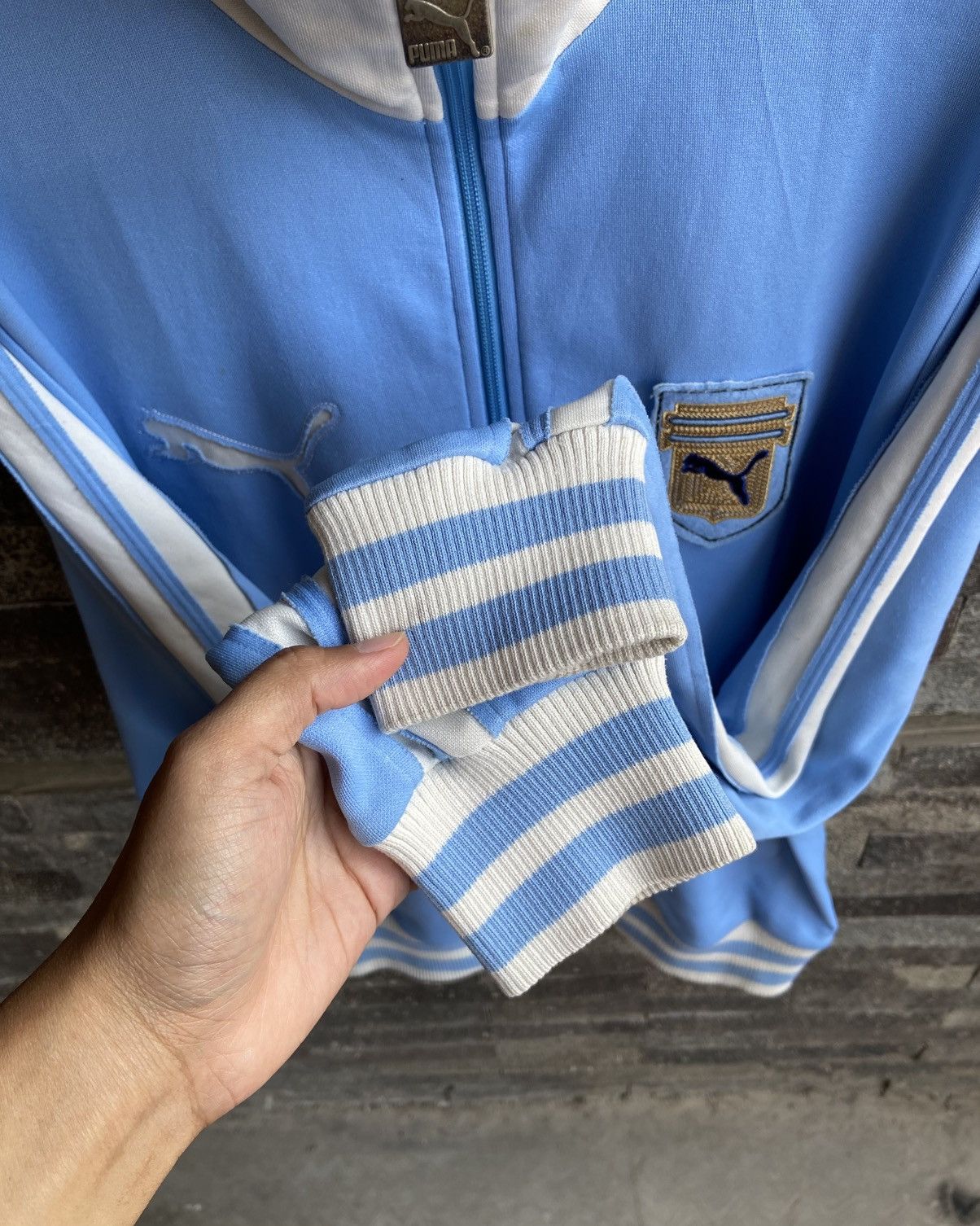 Puma Vintage PUMA Special Edition Uruguay Track Jacket Size US XL / EU 56 / 4 - 7 Thumbnail