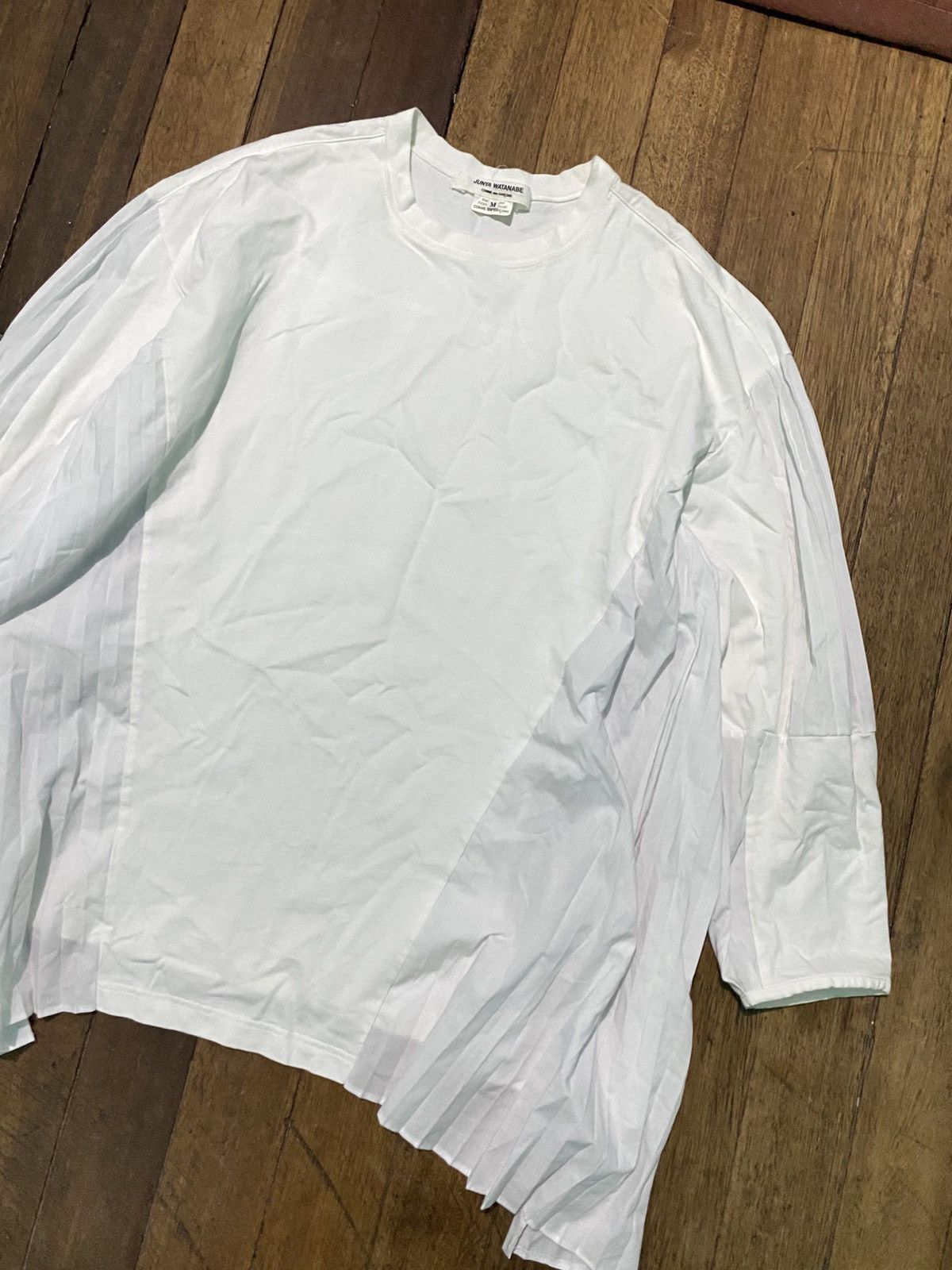 Comme des Garcons × Junya Watanabe Junya Watanabe Comme Des Garcon Cotton Blend Pleated Size M / US 6-8 / IT 42-44 - 4 Thumbnail