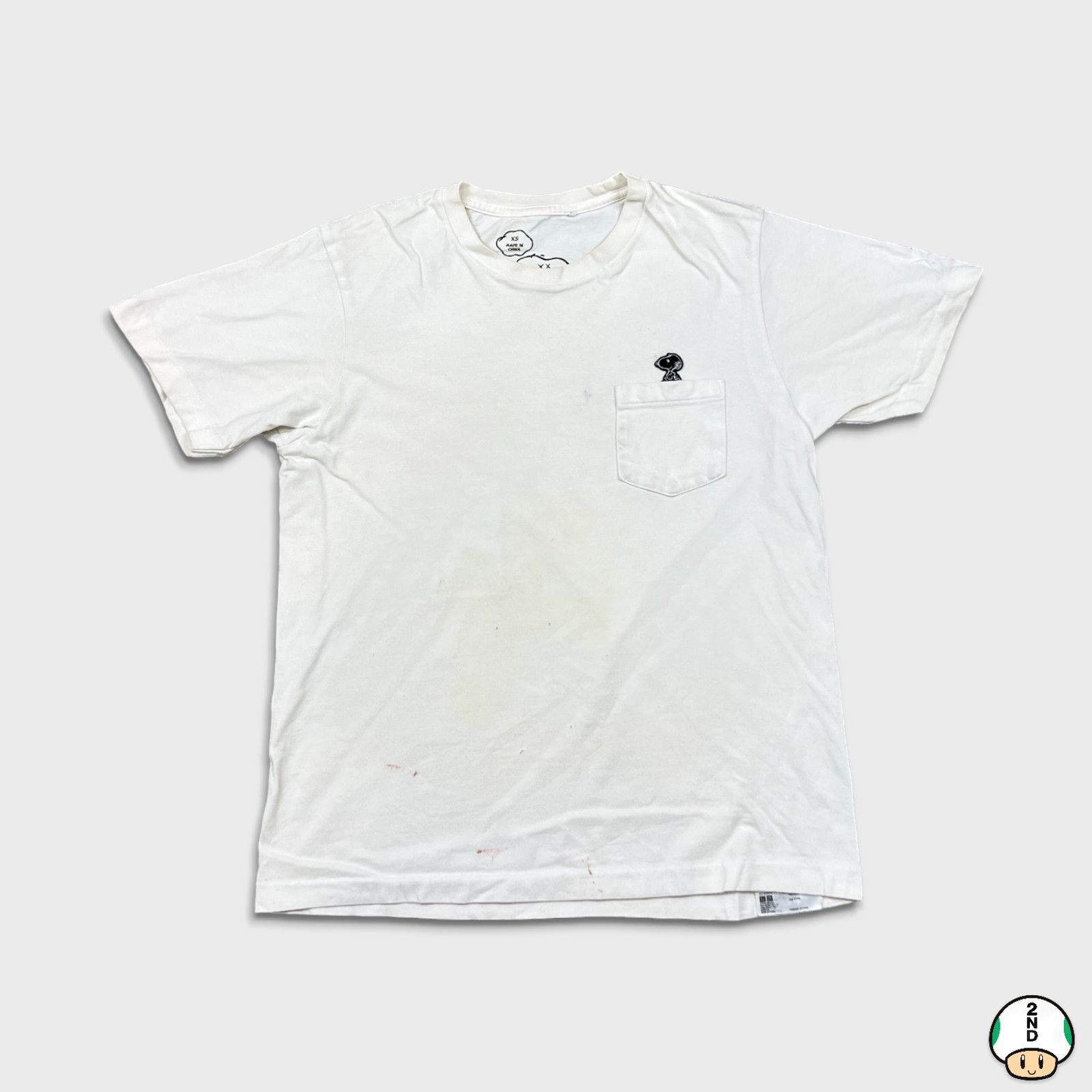 Kaws × Uniqlo KAWS Uniqlo Peanuts Snoopy Pocket Tee Short Sleeve T Shirt Size US XS / EU 42 / 0 - 1 Thumbnail