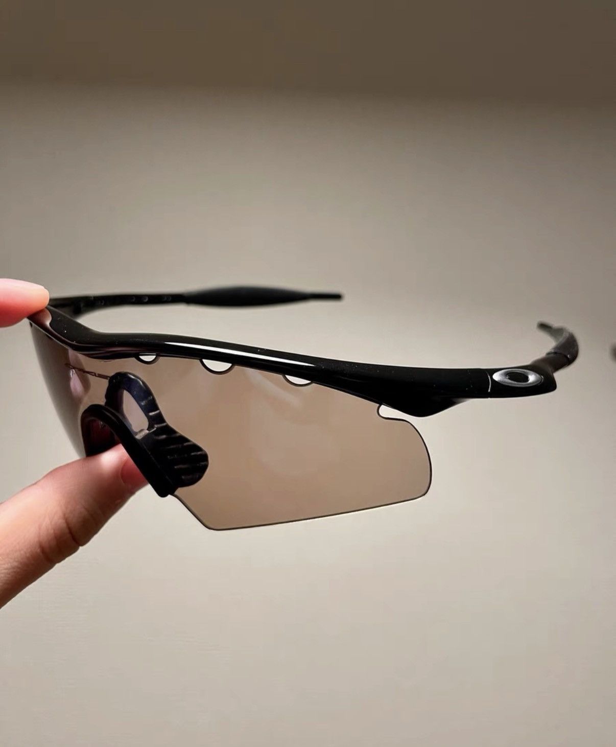 Oakley OAKLEY M FRAME Brown Lens Black Silver Sports Sunglasses K24 Size ONE SIZE - 3 Thumbnail