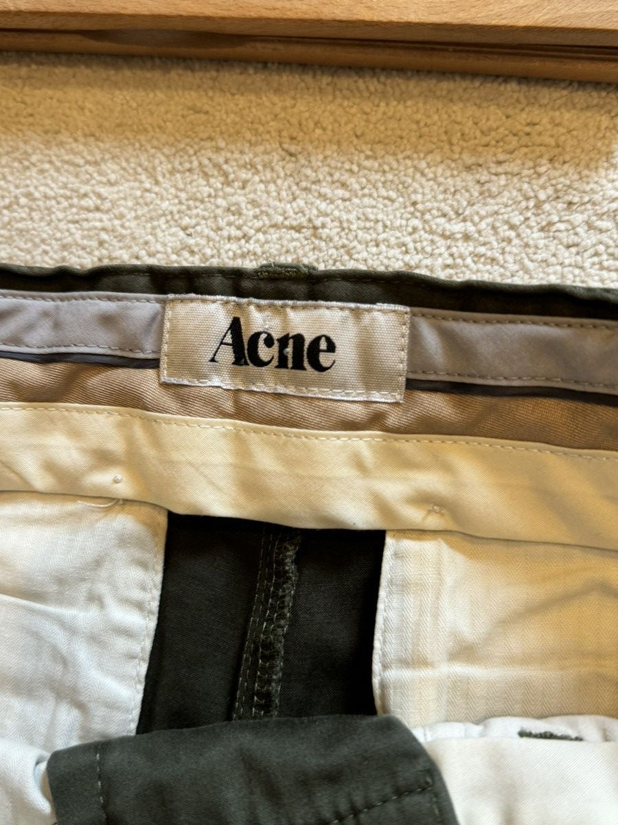 Acne Studios 🔥 AW12 Acne Studios Olive Denim Size US 29 - 3 Thumbnail