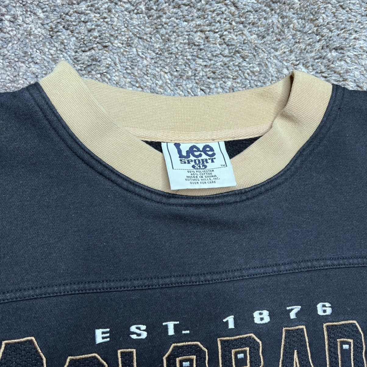 NCAA 90s NCAA Colorado Buffaloes Lee Sport Embroidered Sweatshirt Size US XL / EU 56 / 4 - 3 Thumbnail