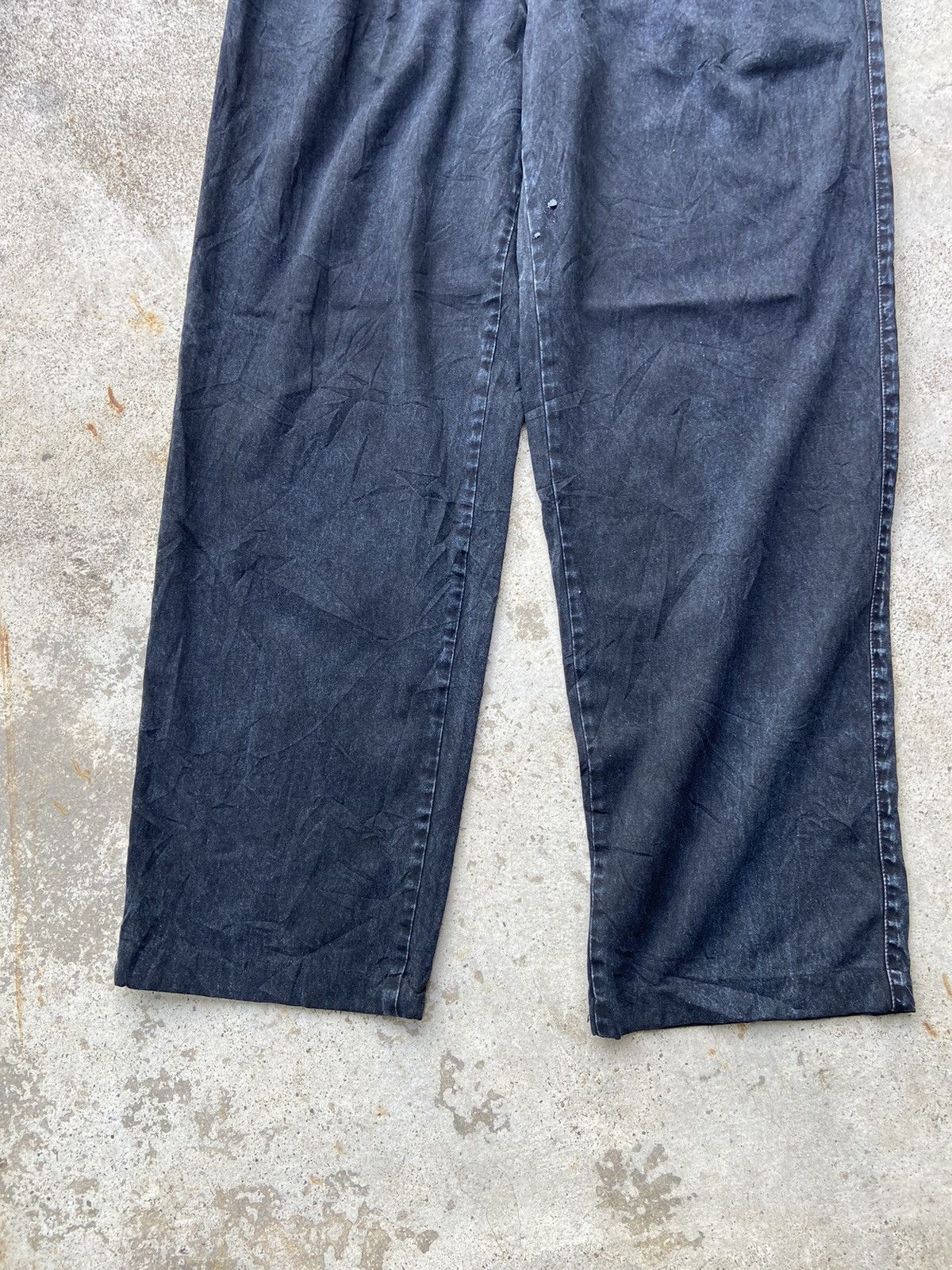 Carlo Palazzi Vintage 2000’s Houston Wear Faded Baggy Denim Pants Size US 34 / EU 50 - 4 Thumbnail