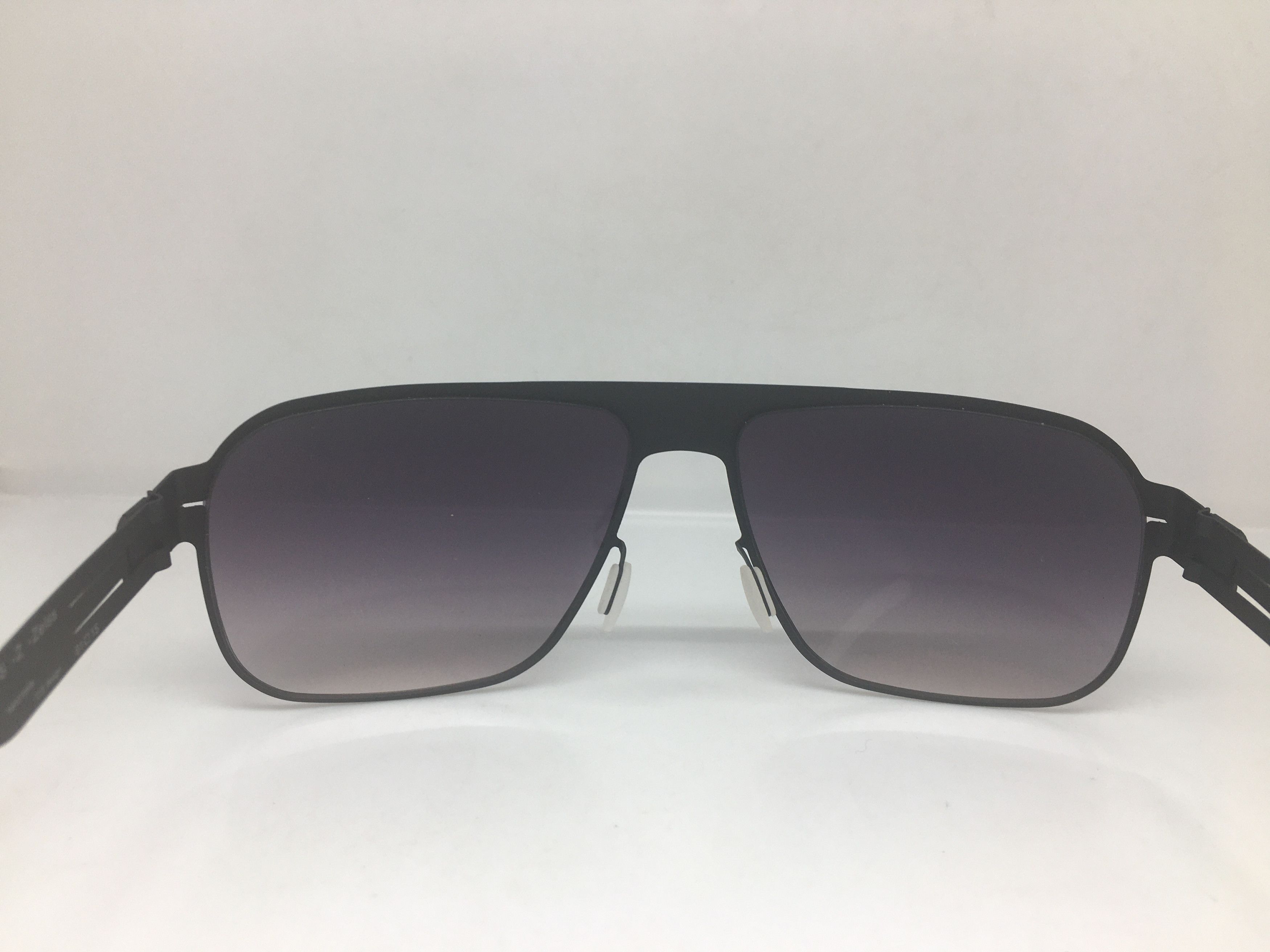 Other idesign Matte Black Alloy Aviator Sunglasses Frame Pilot Size ONE SIZE - 4 Thumbnail
