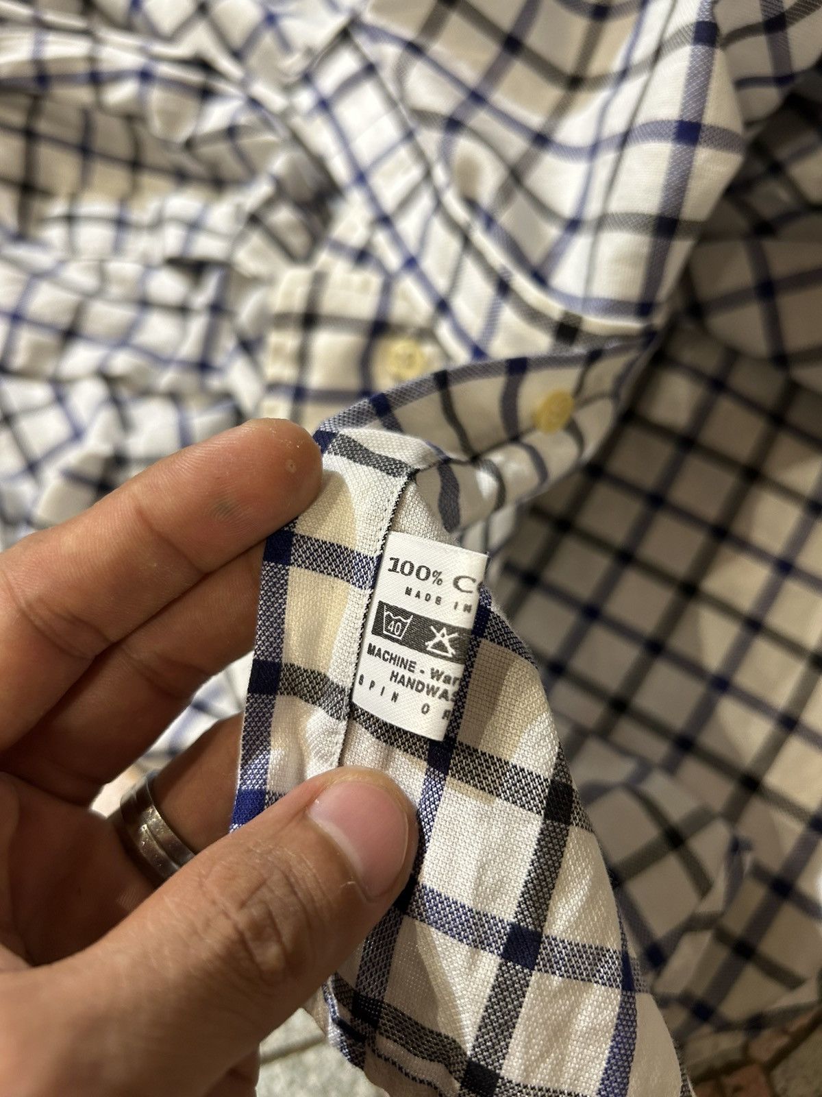 Burberry Burberry Button Up Long Sleeve Shirt Size US L / EU 52-54 / 3 - 16 Thumbnail