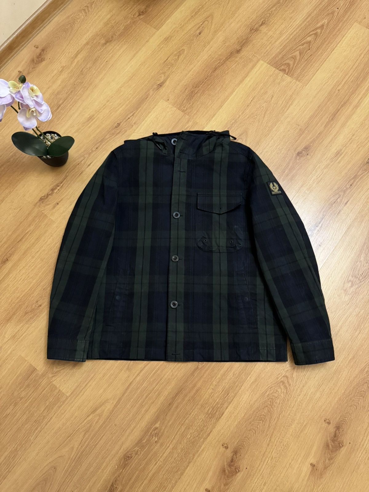 Belstaff Belstaff Watchman Wax Jacket Raincoat Checked Mens M Size US M / EU 48-50 / 2 - 5 Thumbnail