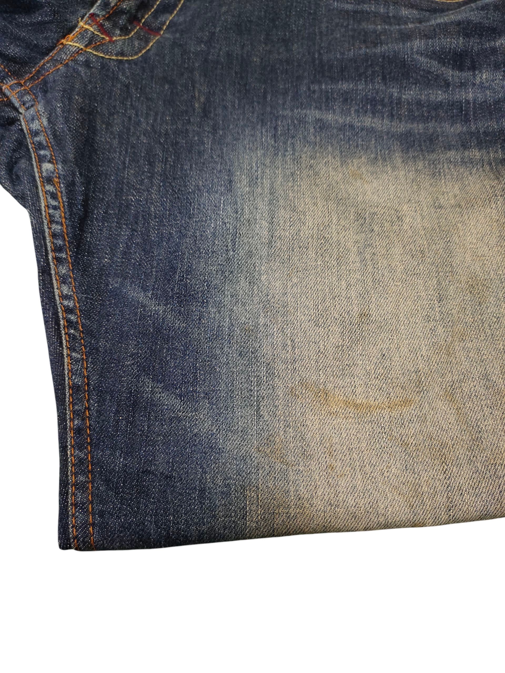 Hysteric Glamour Japanese Brand Blue Way Clawmark Rusty Faded Denim Jeans Size US 36 / EU 52 - 14 Thumbnail