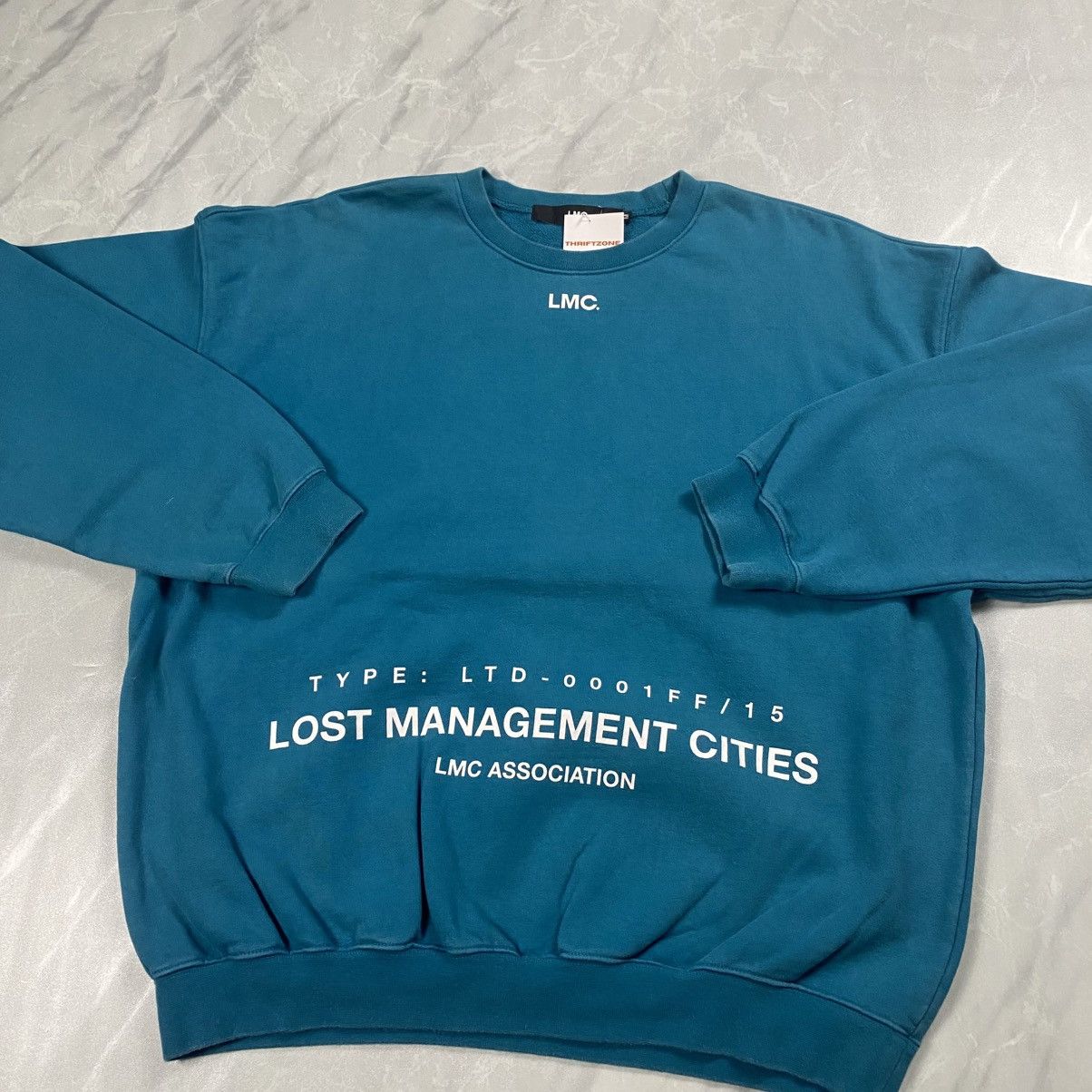 Japanese Brand Lost Management Cities LMC Boxy Crewneck Size US L / EU 52-54 / 3 - 4 Thumbnail