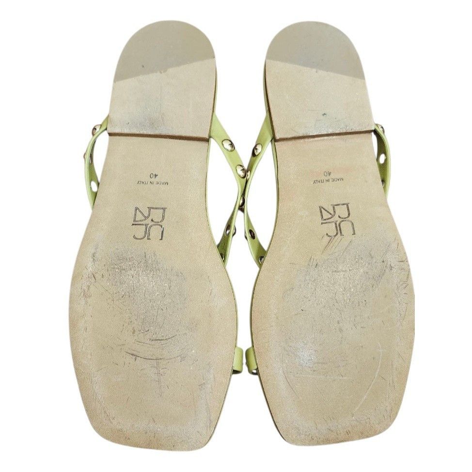 Ulla Johnson Ulla Johnson Olive Green Sandals Square Toe Crisscross Strap Size US 9.5 / IT 39.5 - 8 Thumbnail
