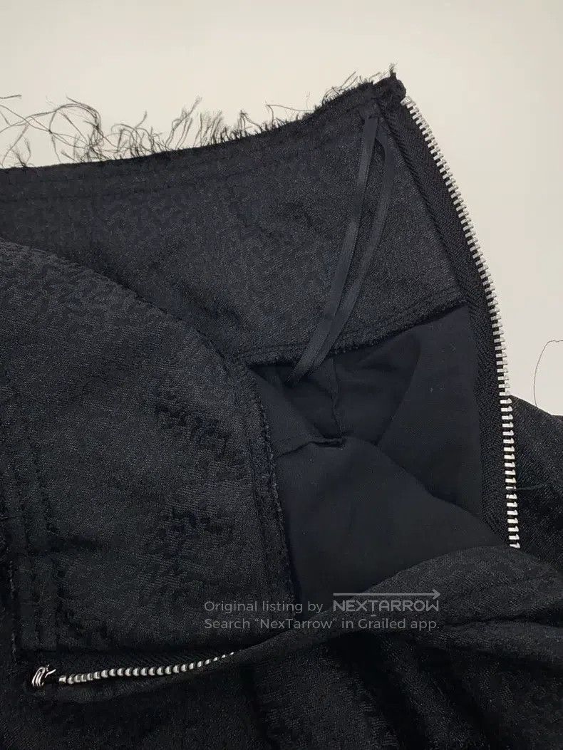 Comme des Garcons Comme Des Garcons size XS Black vintage textured lace half Size 23" - 3 Thumbnail