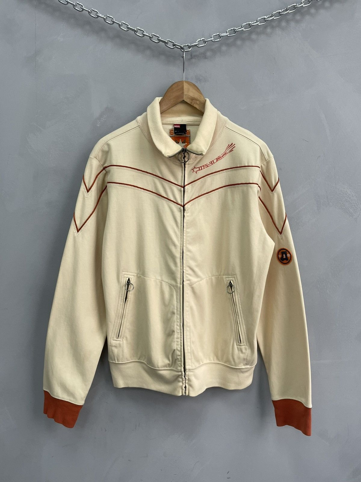 Diesel Diesel retro sip up jacket y2k japanese Size US L / EU 52-54 / 3 - 2 Thumbnail