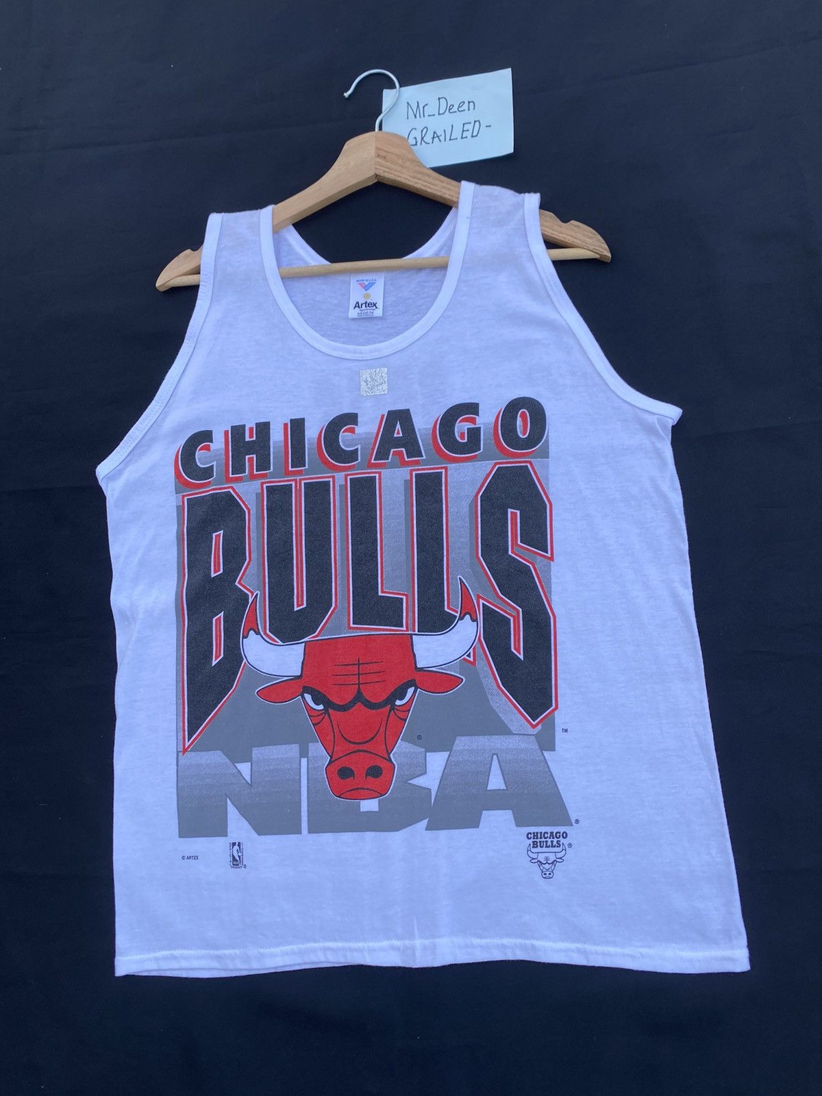 NBA Rare Vintage Chicago Bulls NBA Sleeveless Tee/Singlet Size US M / EU 48-50 / 2 - 3 Thumbnail