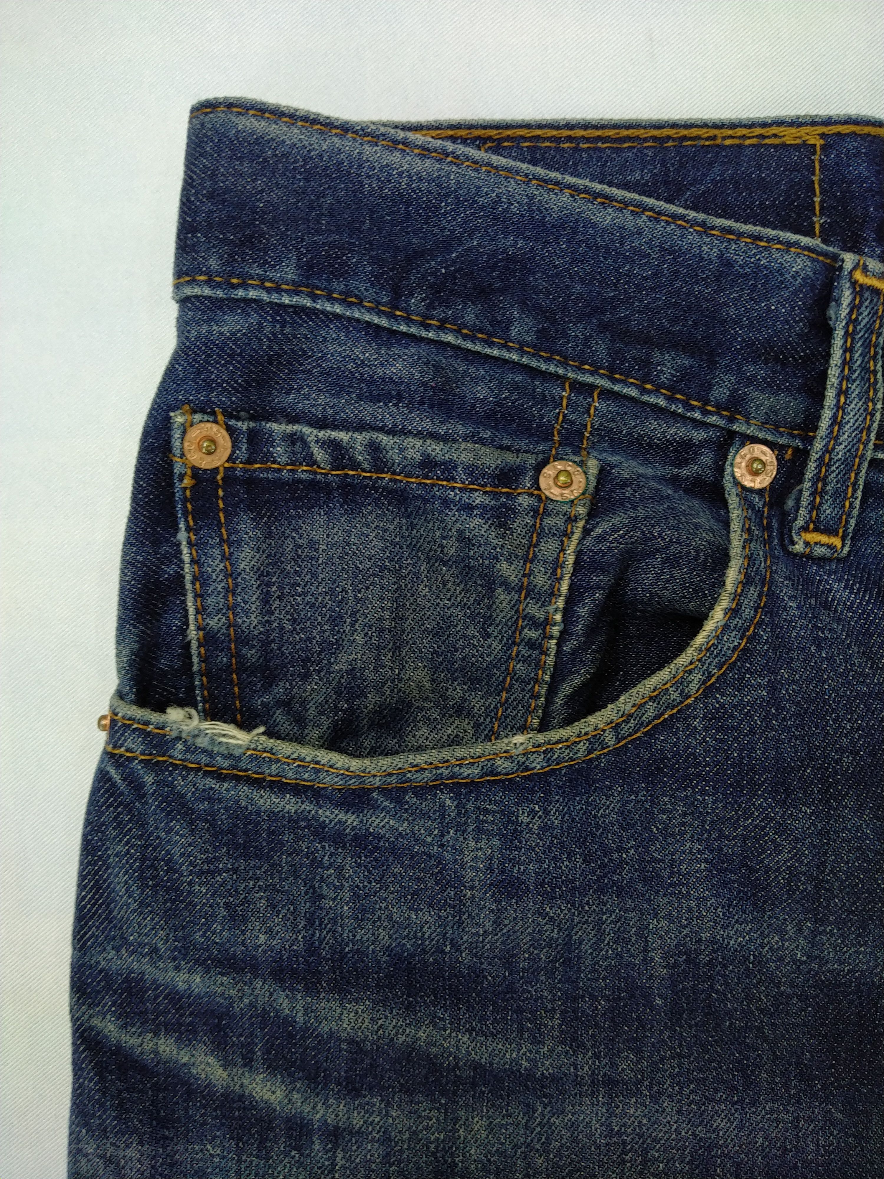Levi's 90s Dirty Blue Vintage Levi's 506 Denim 33 x 30.5 -JN685 Size US 33 - 8 Thumbnail