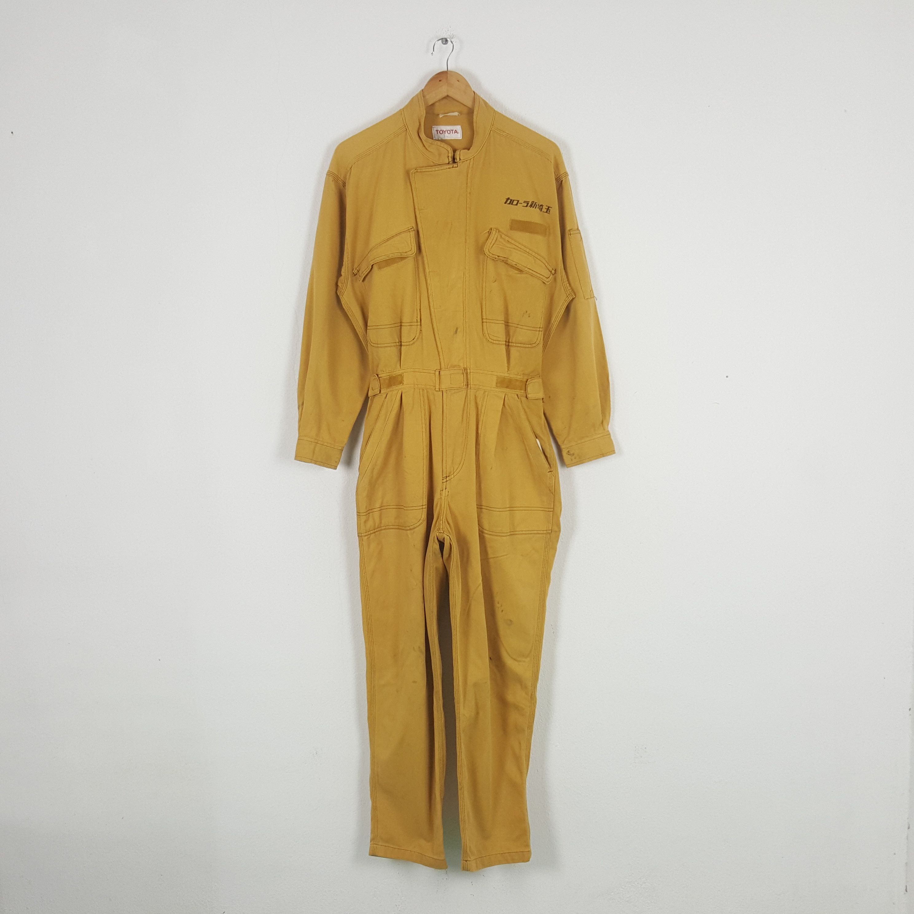 Japanese Brand × Vintage Vintage Toyota Japanese Racing Team Coverall Jacket C286N3 Size US M / EU 48-50 / 2 - 4 Thumbnail