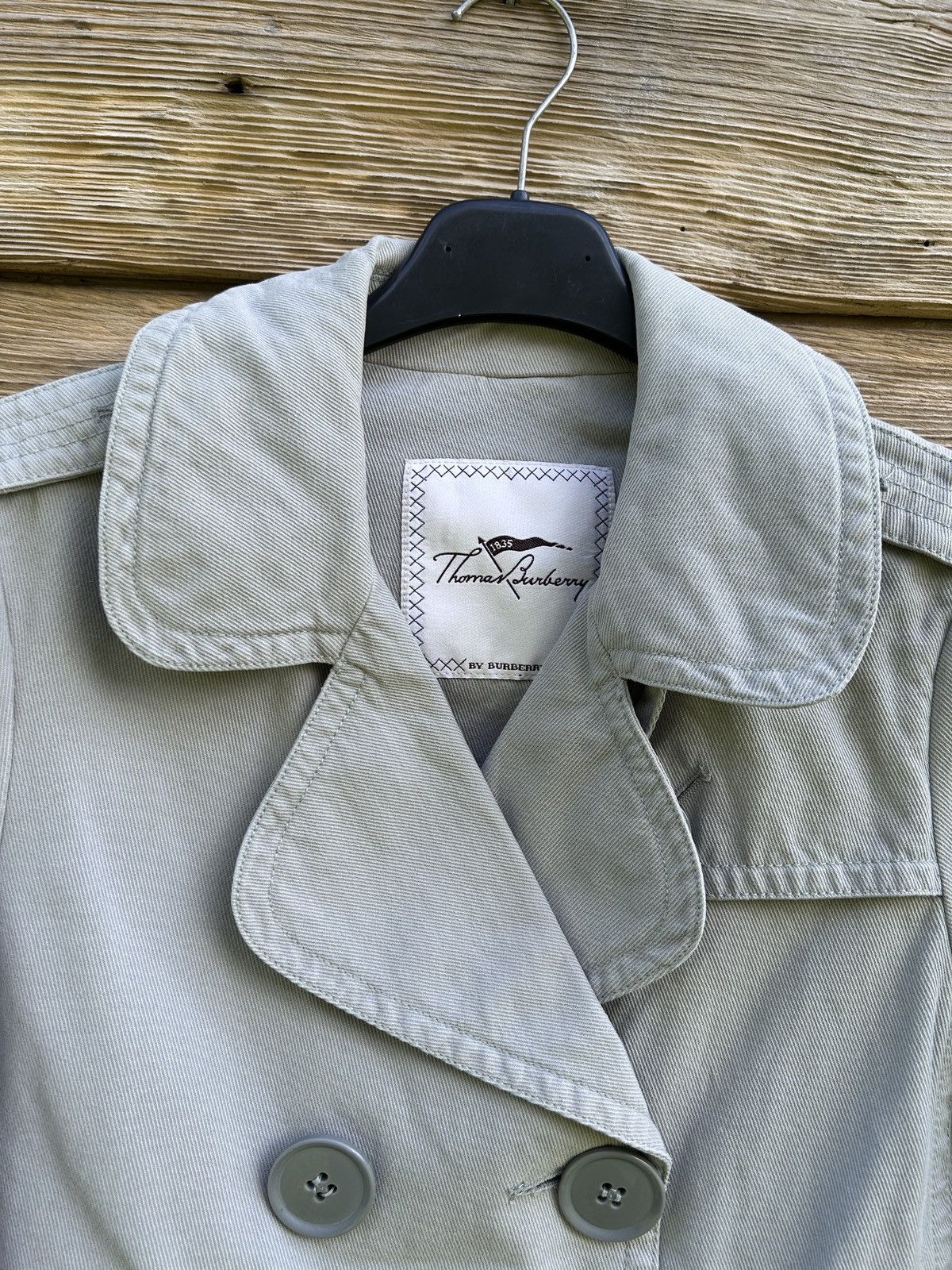 Burberry Vintage Thomas Burberry Double Button Front Jacket Size S / US 4 / IT 40 - 2 Thumbnail