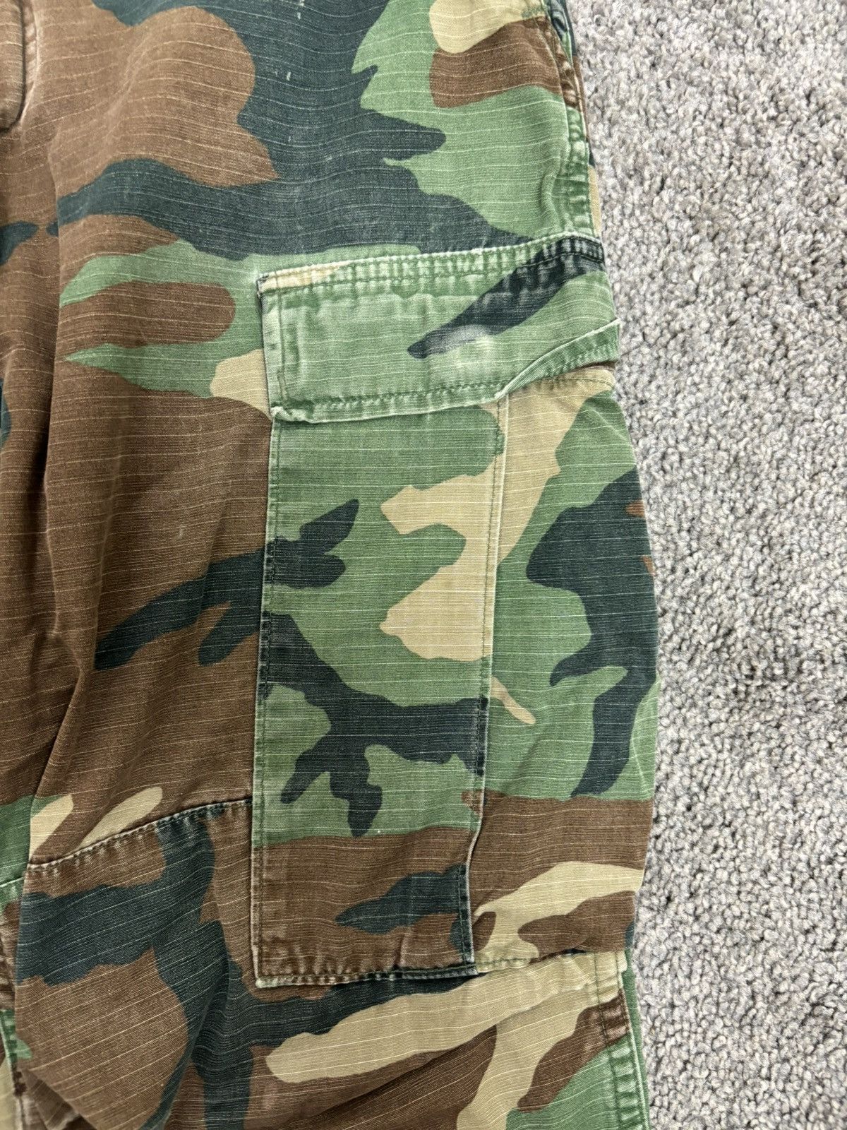 Vintage Vintage 90s army camo cargo pants Size US 28 / EU 44 - 6 Thumbnail
