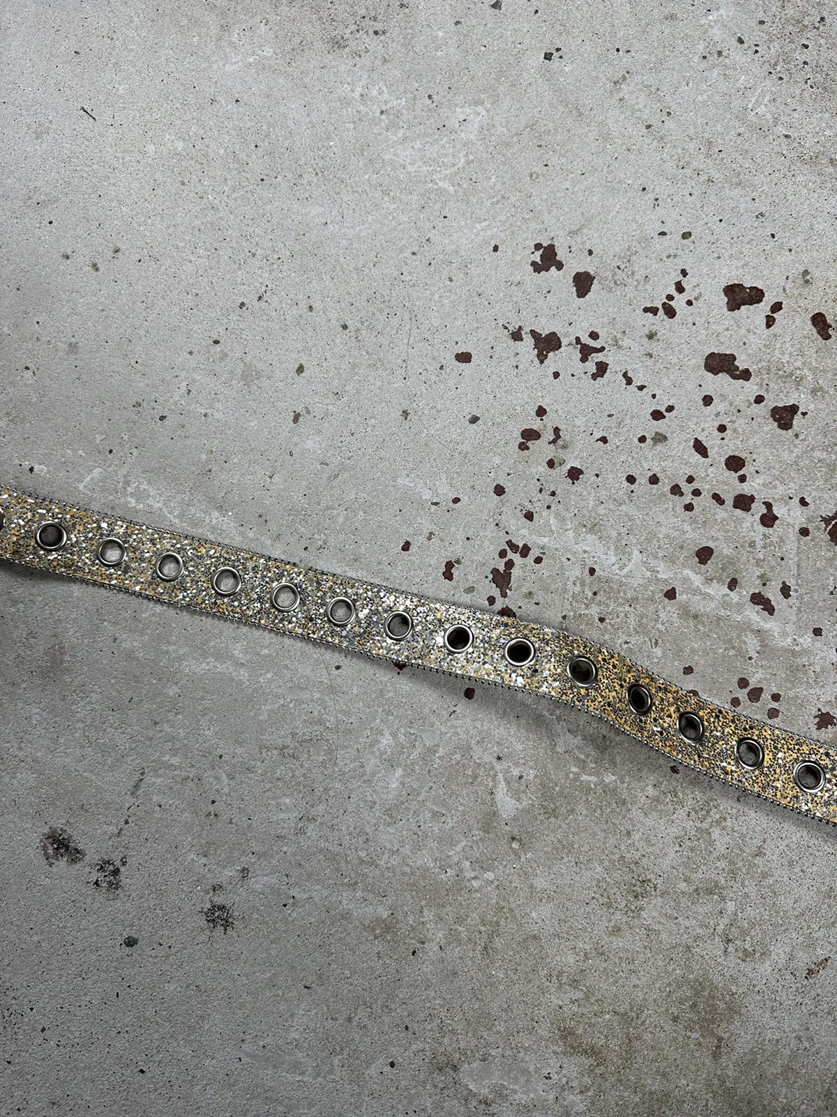 Other Vintage y2k Gold Rhinestones Studs Belt Size ONE SIZE - 5 Thumbnail