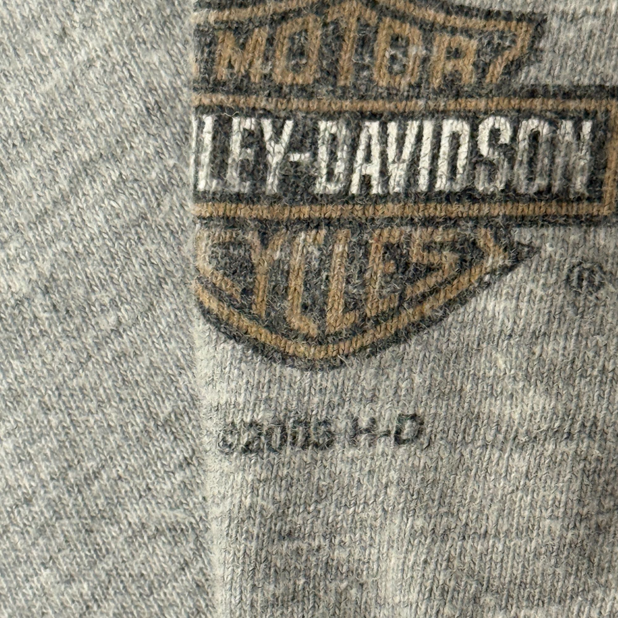 Harley Davidson H-D 2005 LOONEY TUNES Motorcycle Biker SPELLOUT L/S Shirt 2X Size US XXL / EU 58 / 5 - 12 Thumbnail